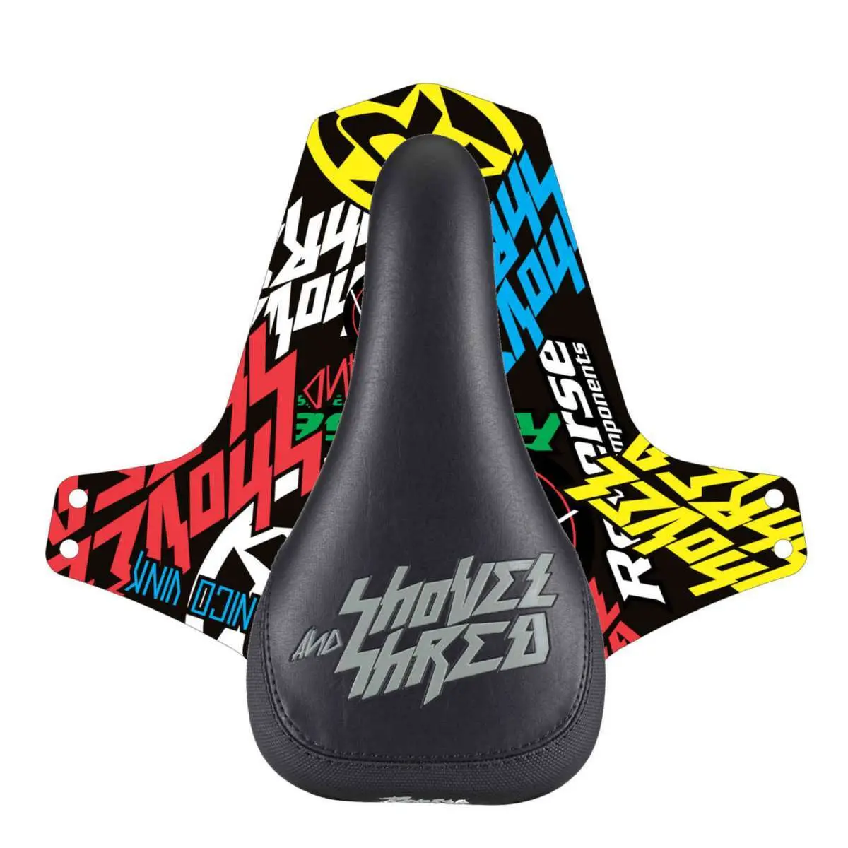 Reverse Nico Vink Shovel & Shred Zadel, zwart/grijs