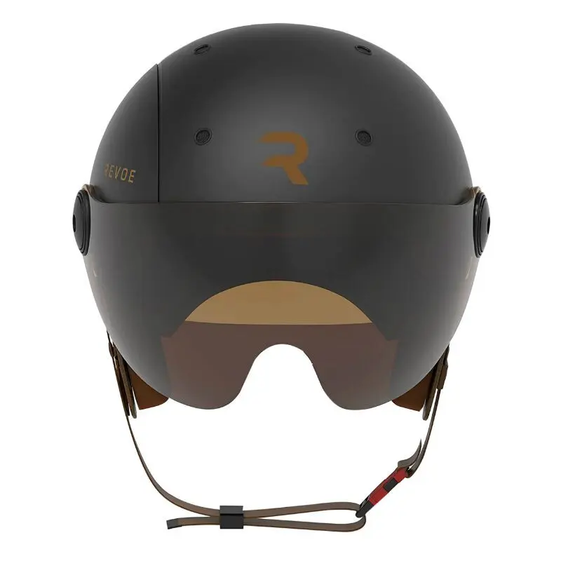 Velo Store - UK Helmet with adjustable visor, removable ear protection Revoe Premium | Extra 10% off with Subscription, Postage £16.79 to UK Fedex.