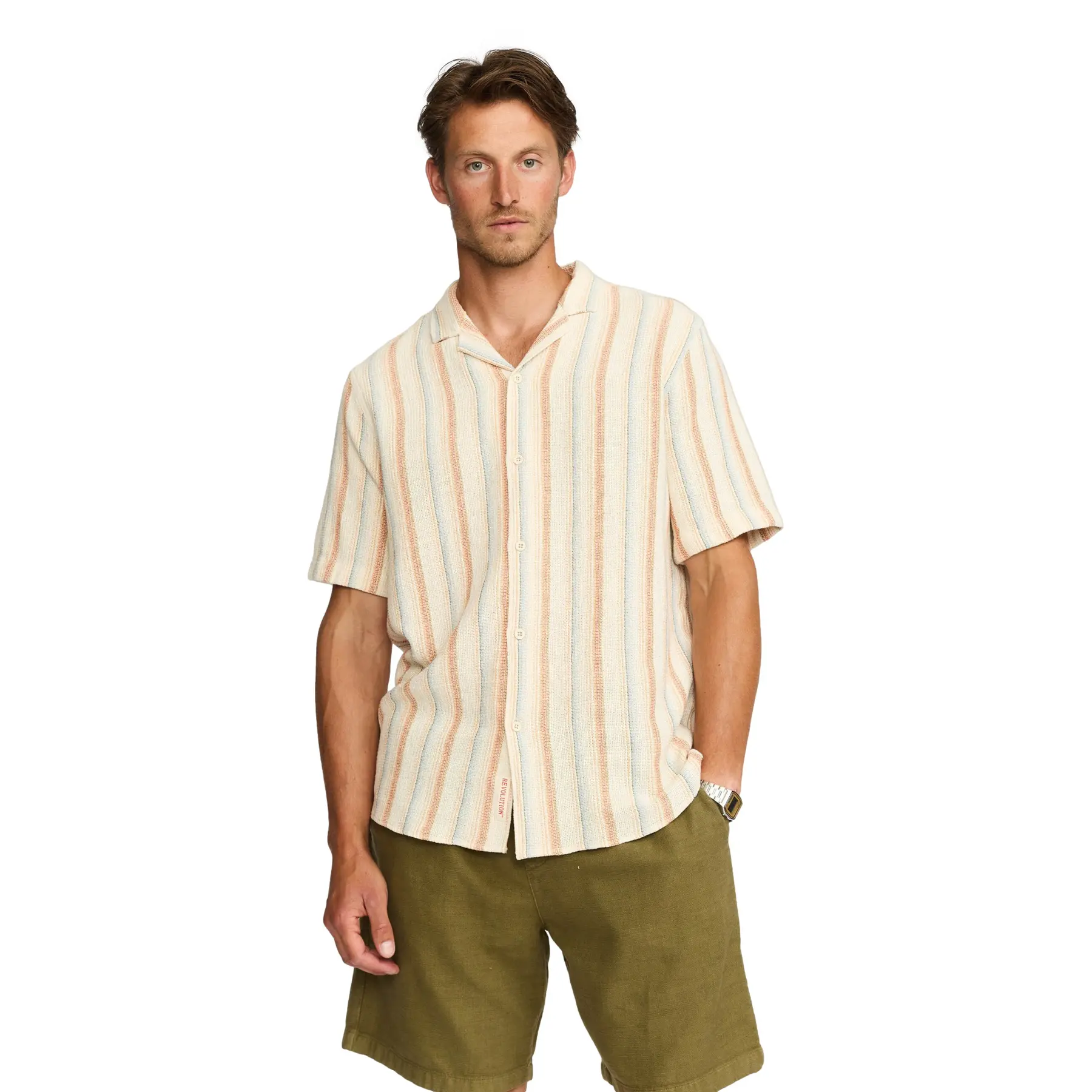 Chemise cubane a righe