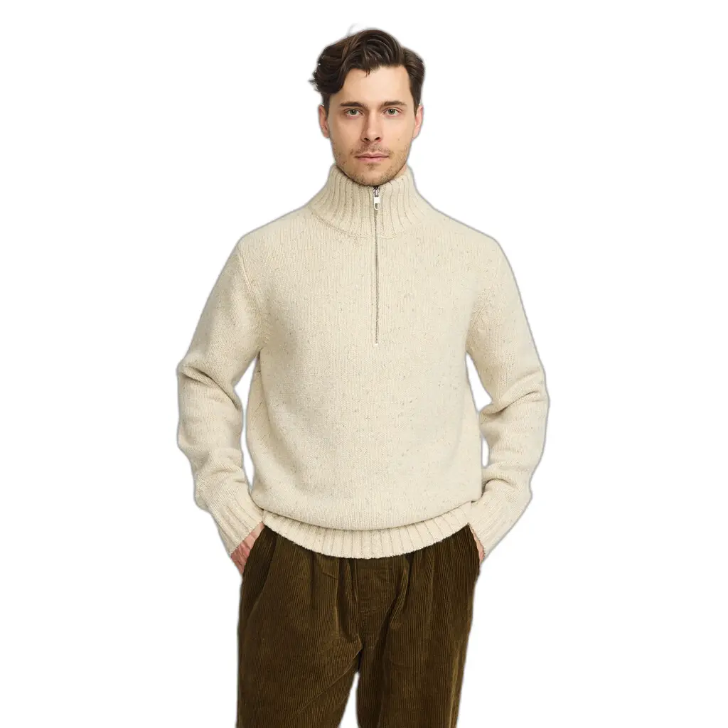 Pull 1/2 zip brei Revolution