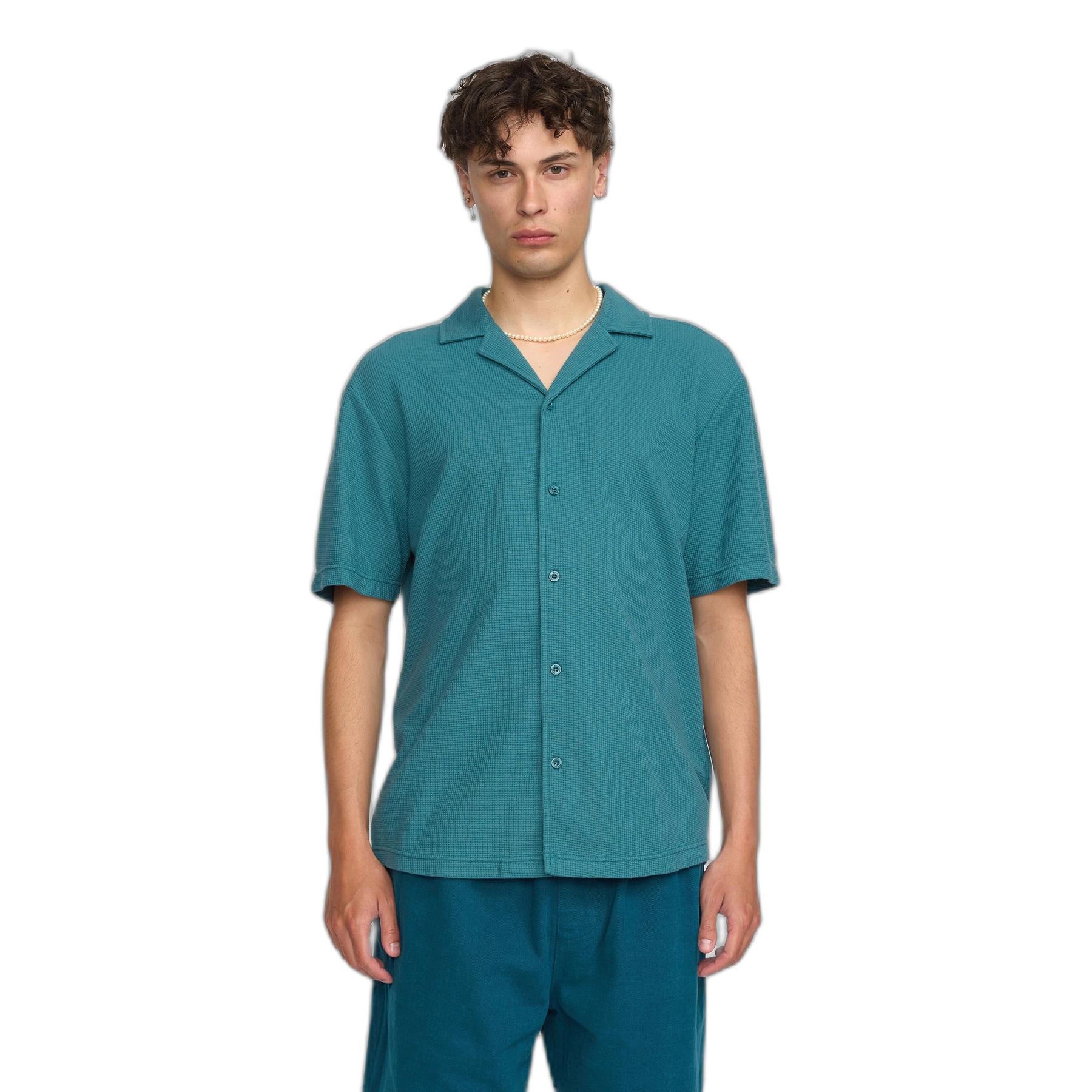 5710864043291 - Kubanische Hemd mit kleinem dreidimensionalem Präge-Muster Revolution