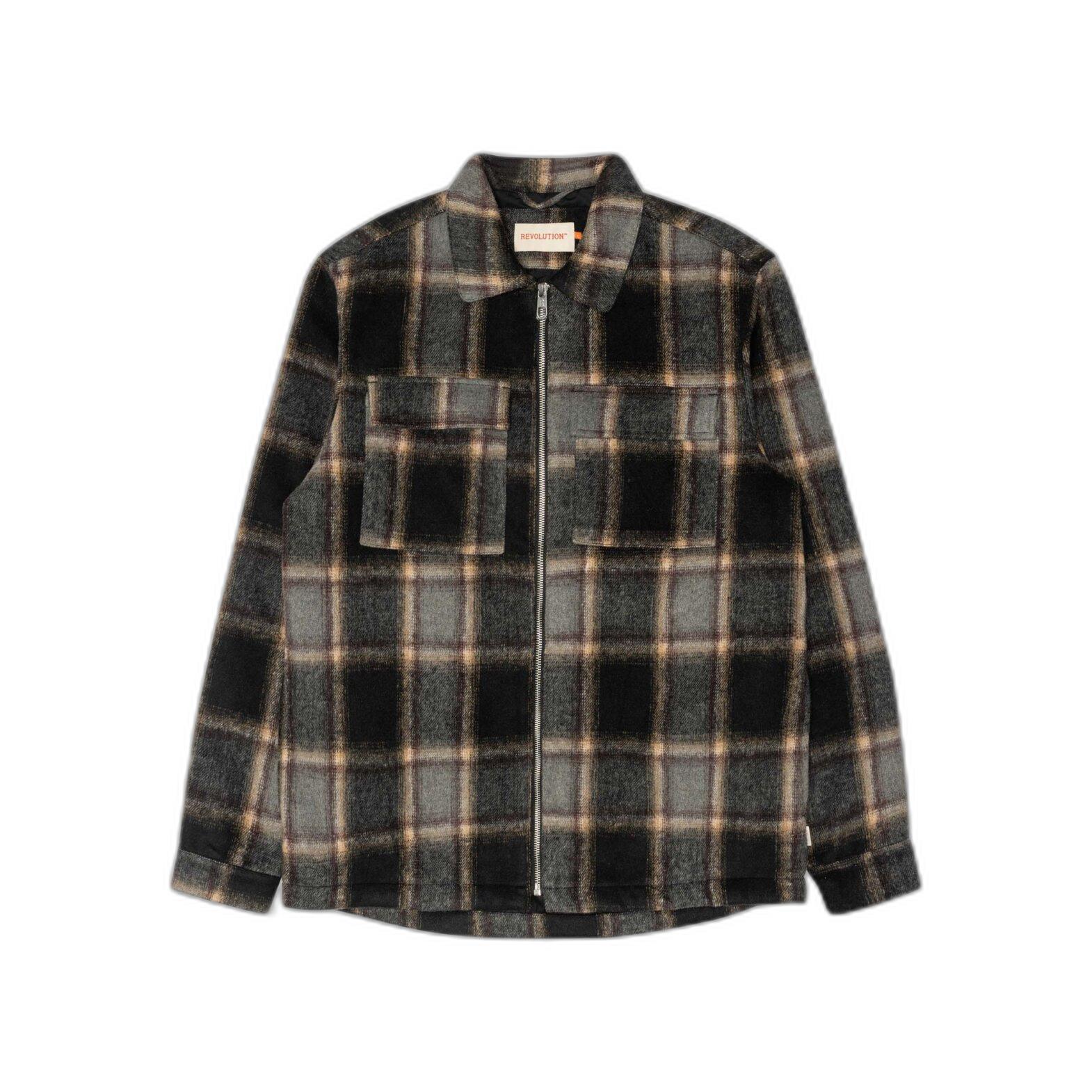 5710864747694 - Kariertes Überhemd mit Futter und Knopfverschluss Revolution