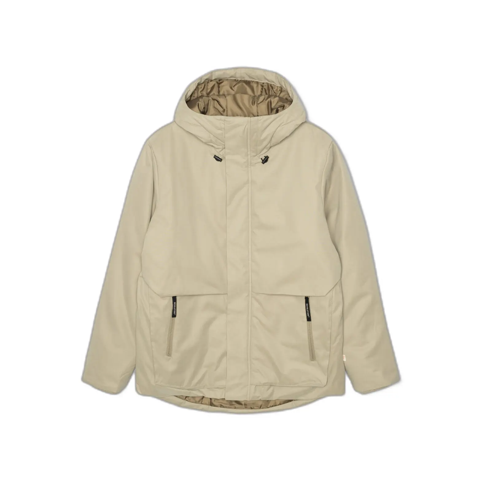 5710864751356 - Kurze wasserdichte Jacke mit Kapuze und Reißverschlusstaschen Revolution