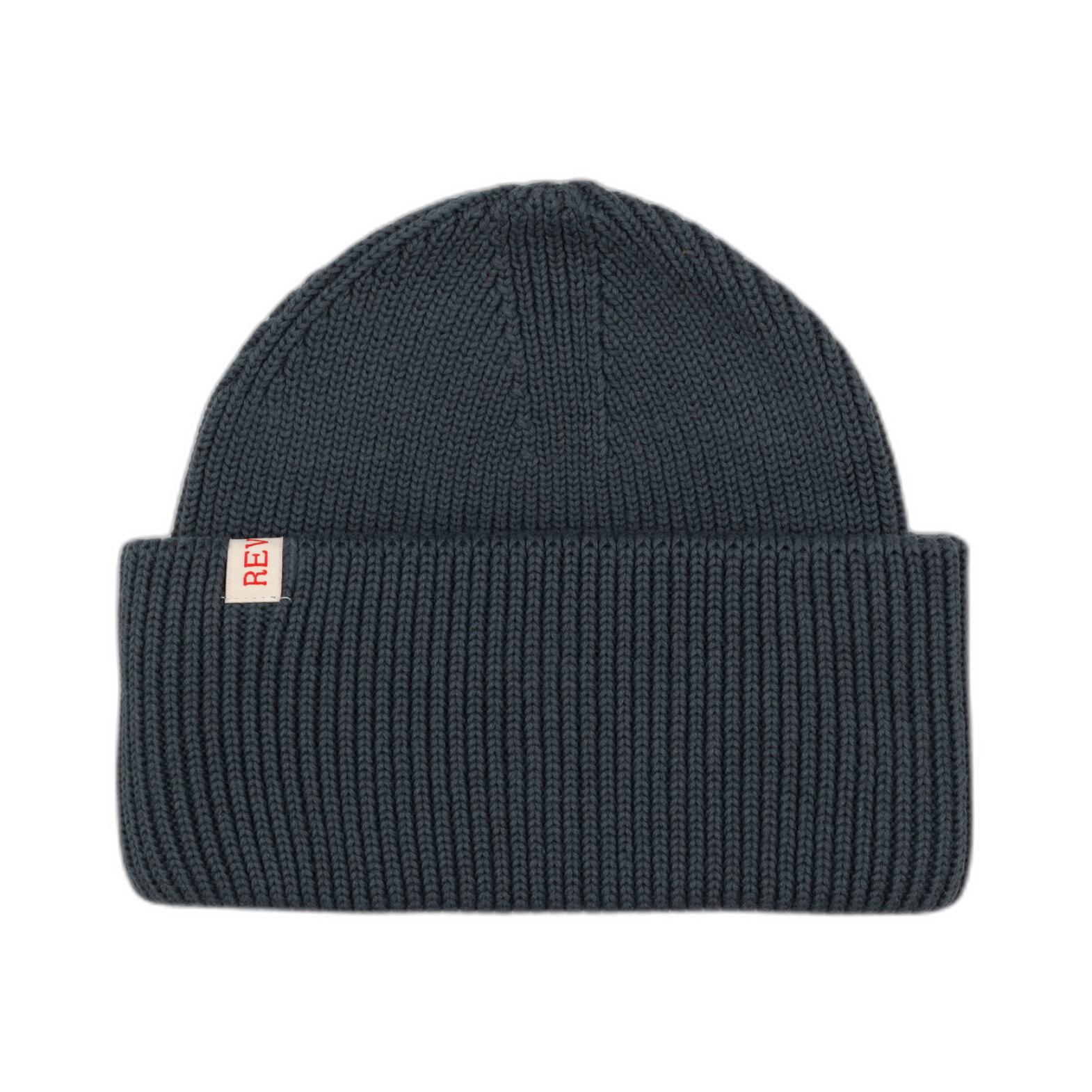 5710864697111 - - Beanie with Big Fold Up - Mütze Gr One Size blau