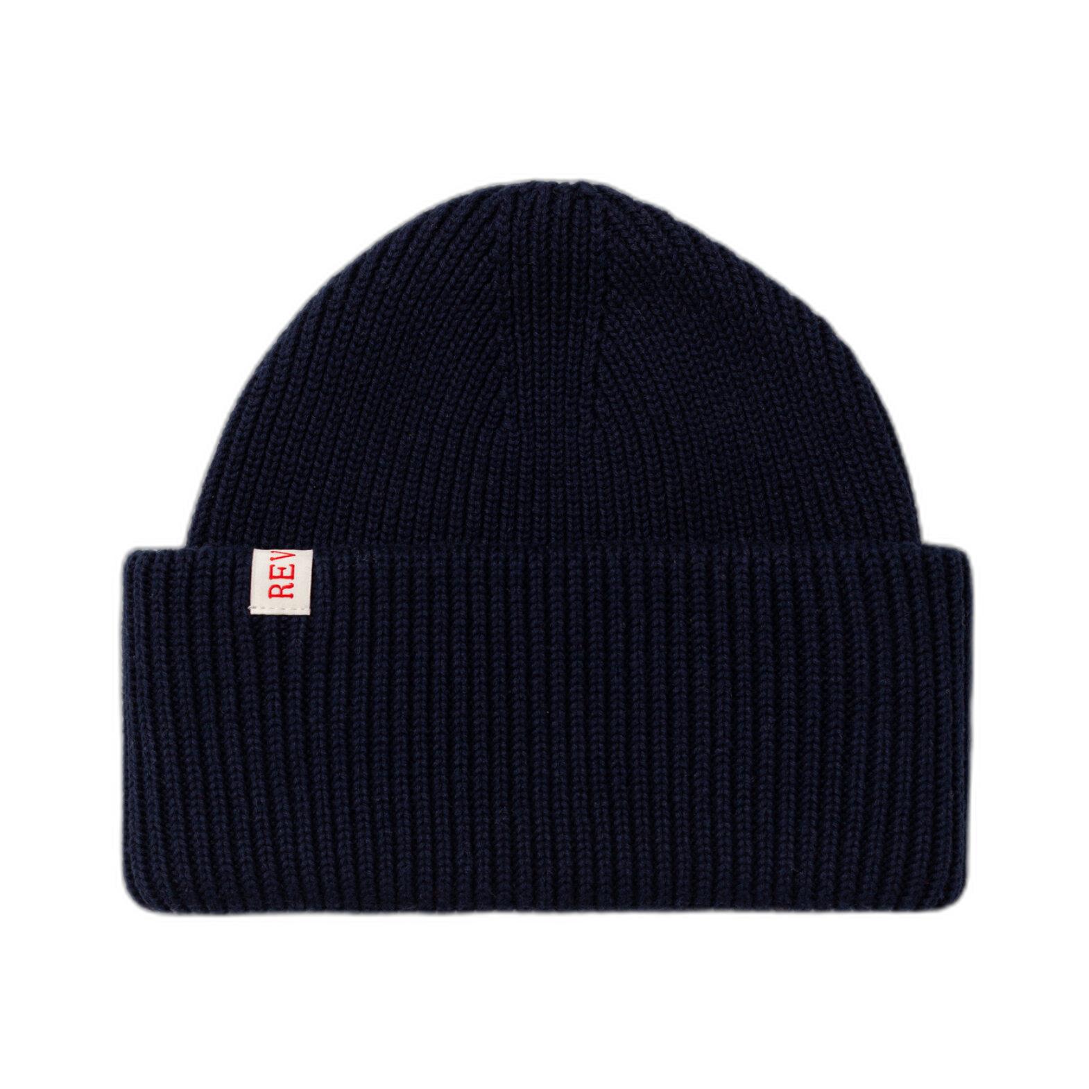 5710864665202 - - Beanie with Big Fold Up - Mütze Gr One Size blau schwarz