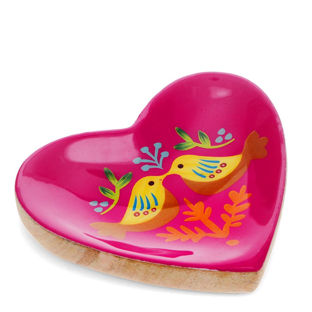 5027455451114 - Herzförmiger Schlüsselablage Birds