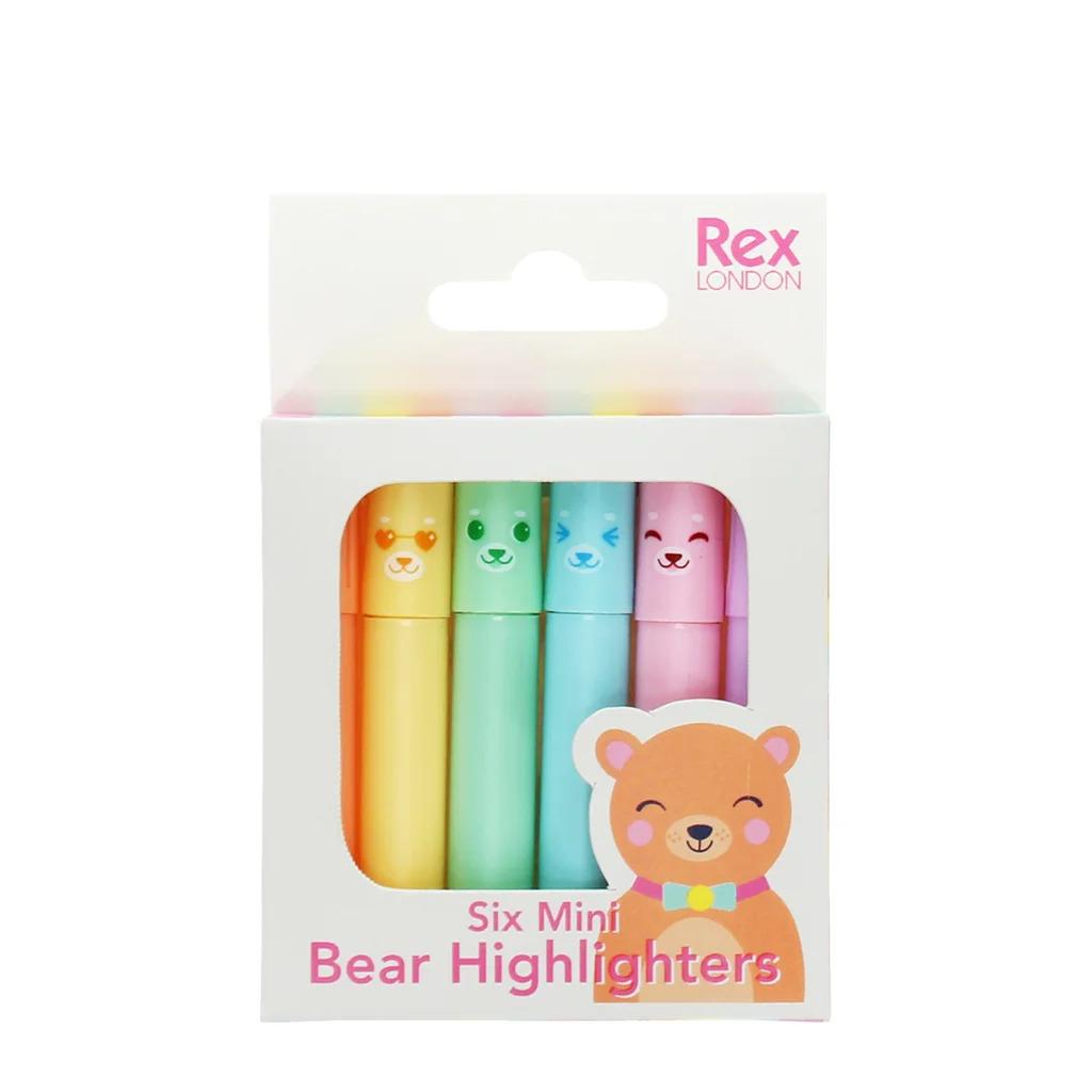 5027455452517 - Mini-Textmarker Bear (x6)