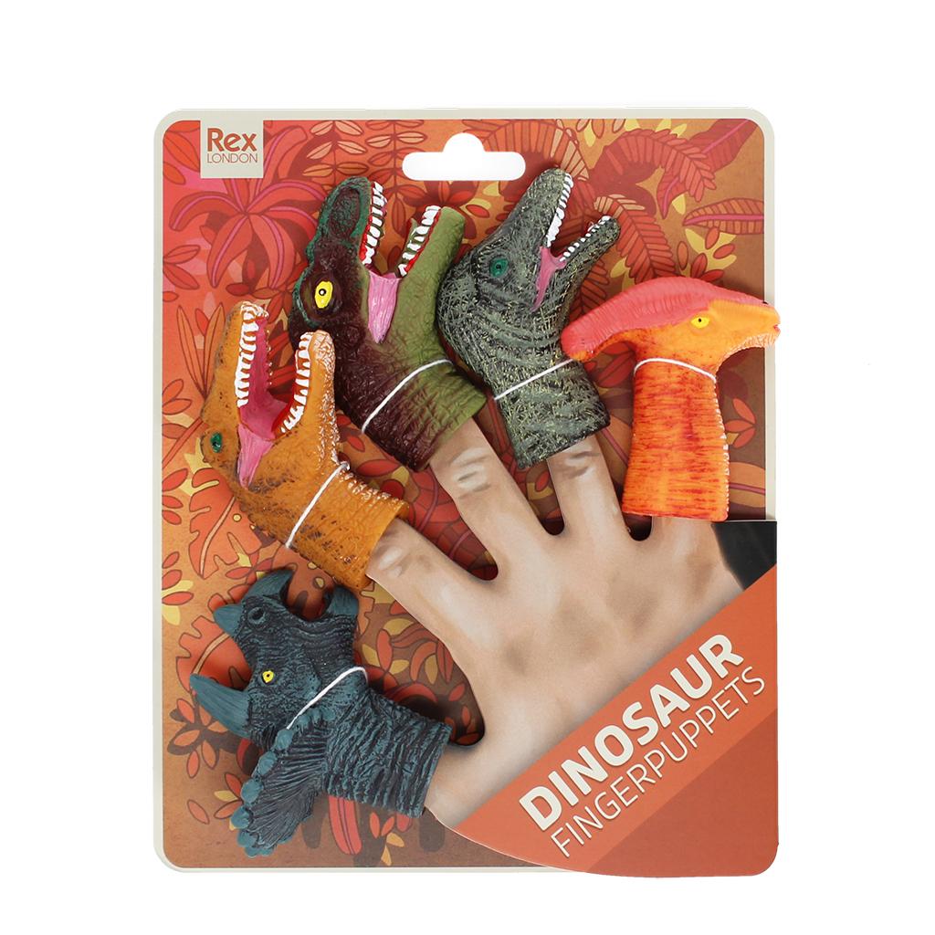 5027455452807 - Tierfingerpuppen Dinosaur (x5)