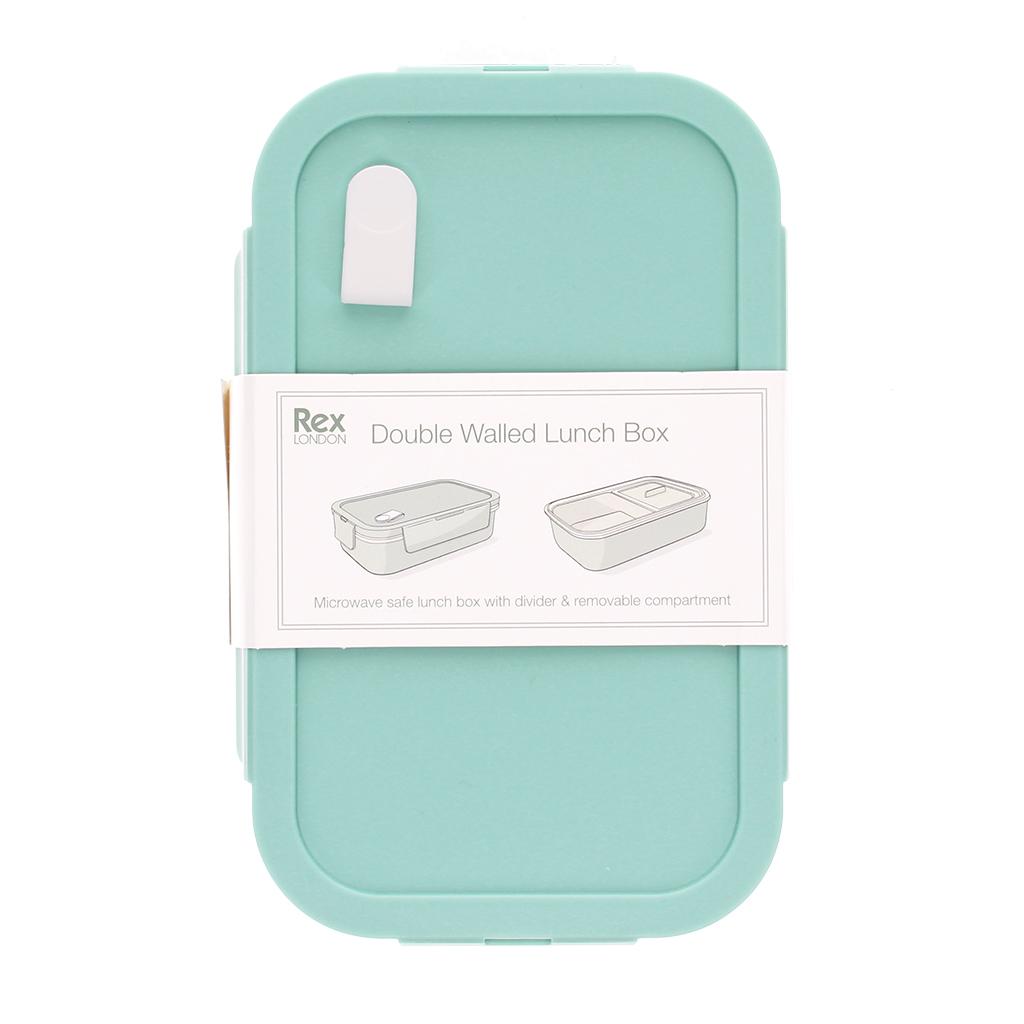 5027455453576 - Doppelwandige Lunchbox mit Trennwand Rex London