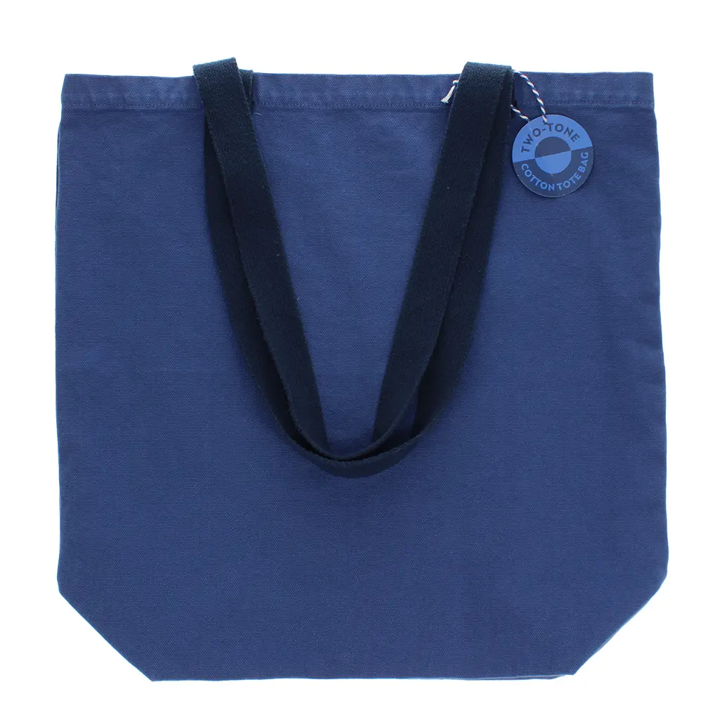 Rex London Unisex Bleu Cotton Tote Bag