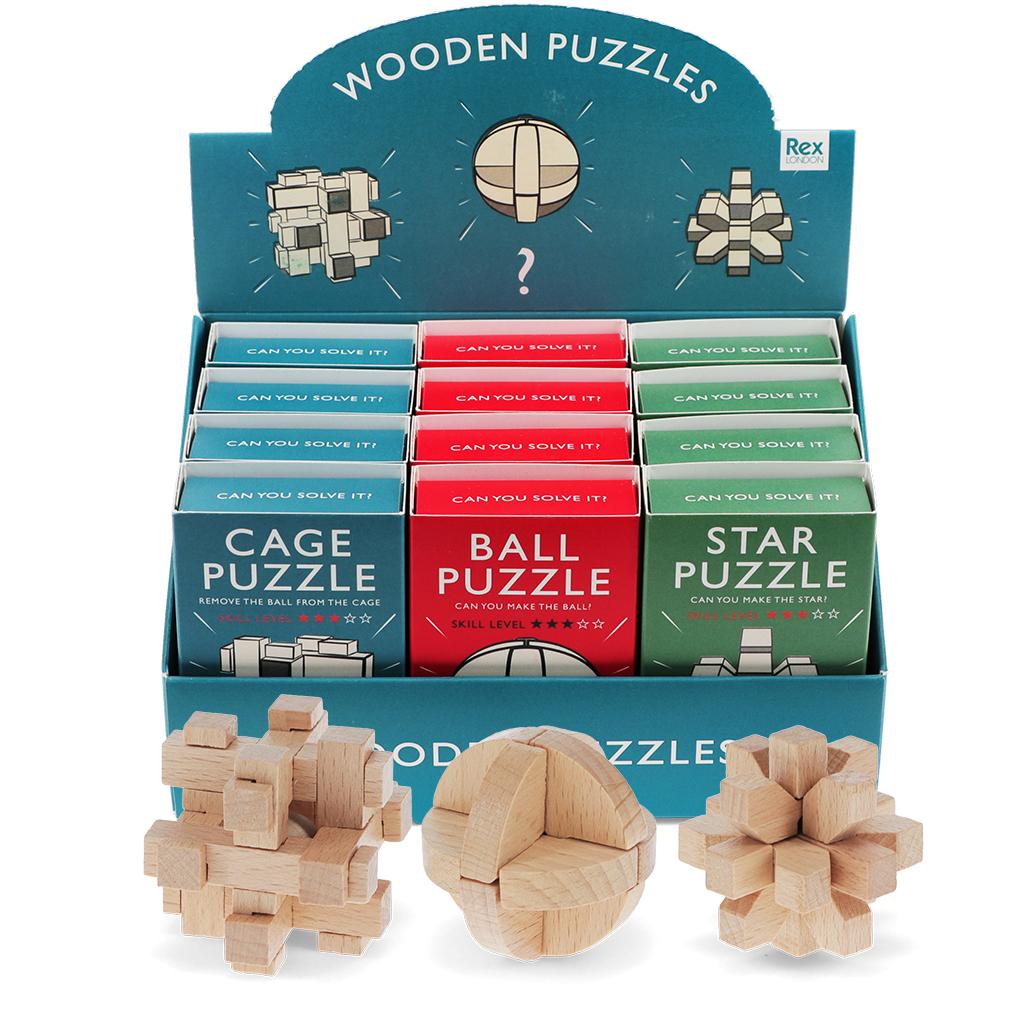 5027455455440 - Mini Holzpuzzle Rex London