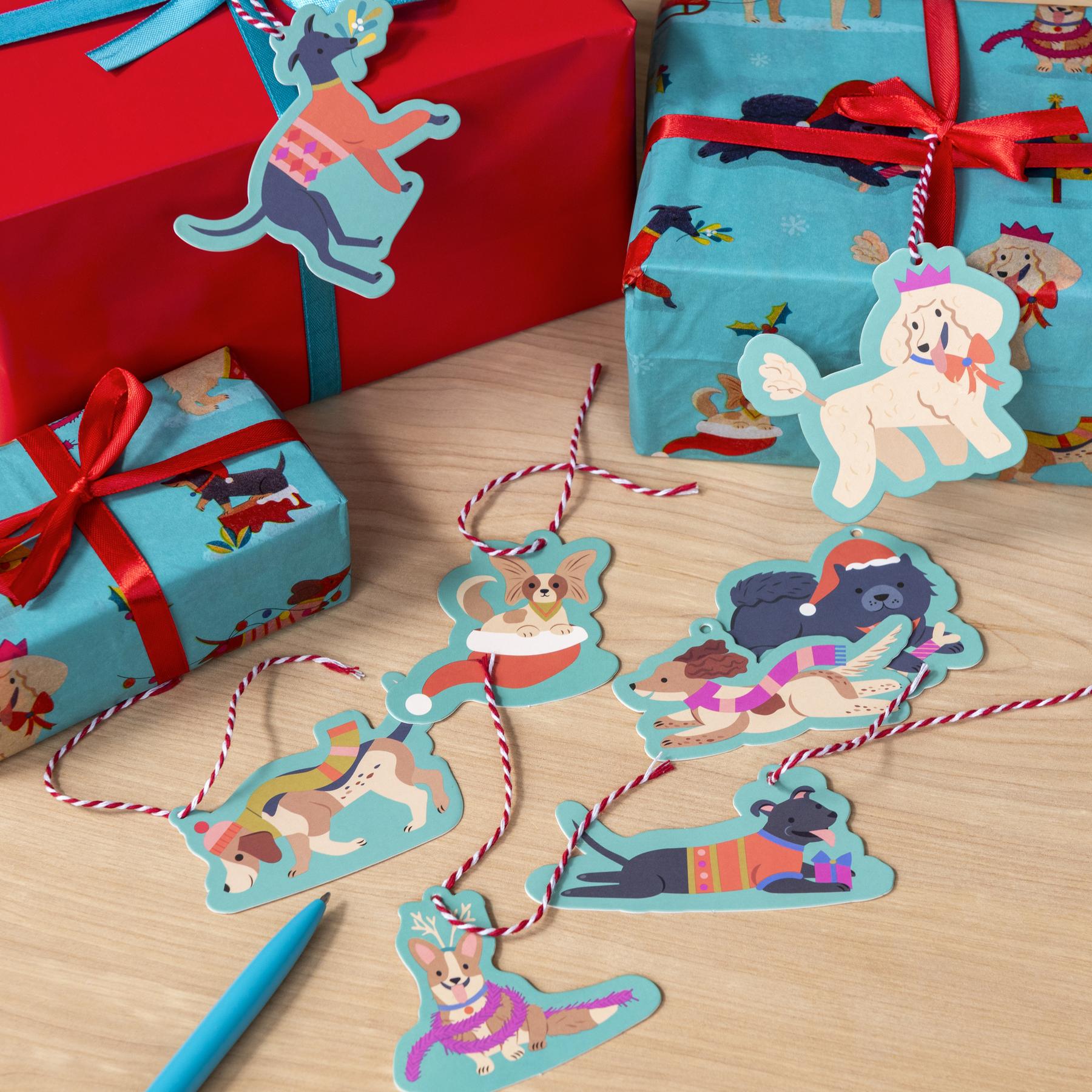 5027455457888 - Weihnachtsgeschenketiketten Festive Friends (x12)