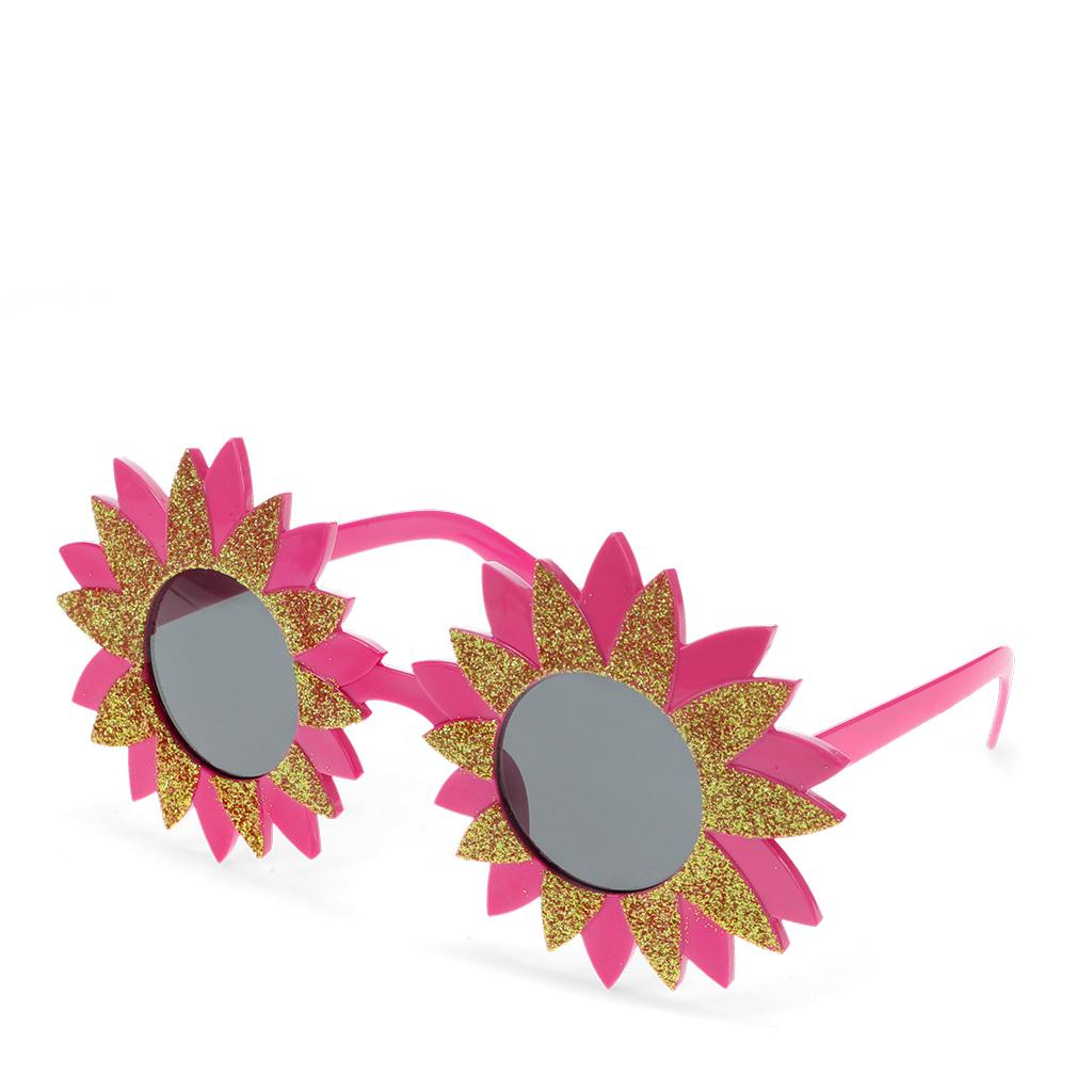 5027455458045 - Sonnenbrille Pink and gold starburst sunglasses