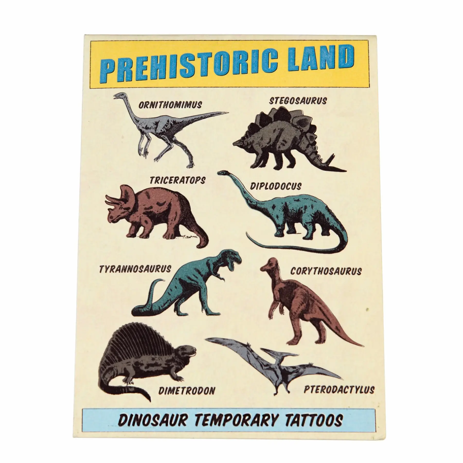 5027455423050 - Tätowierung Kind temporaires Prehistoric Land (x2)