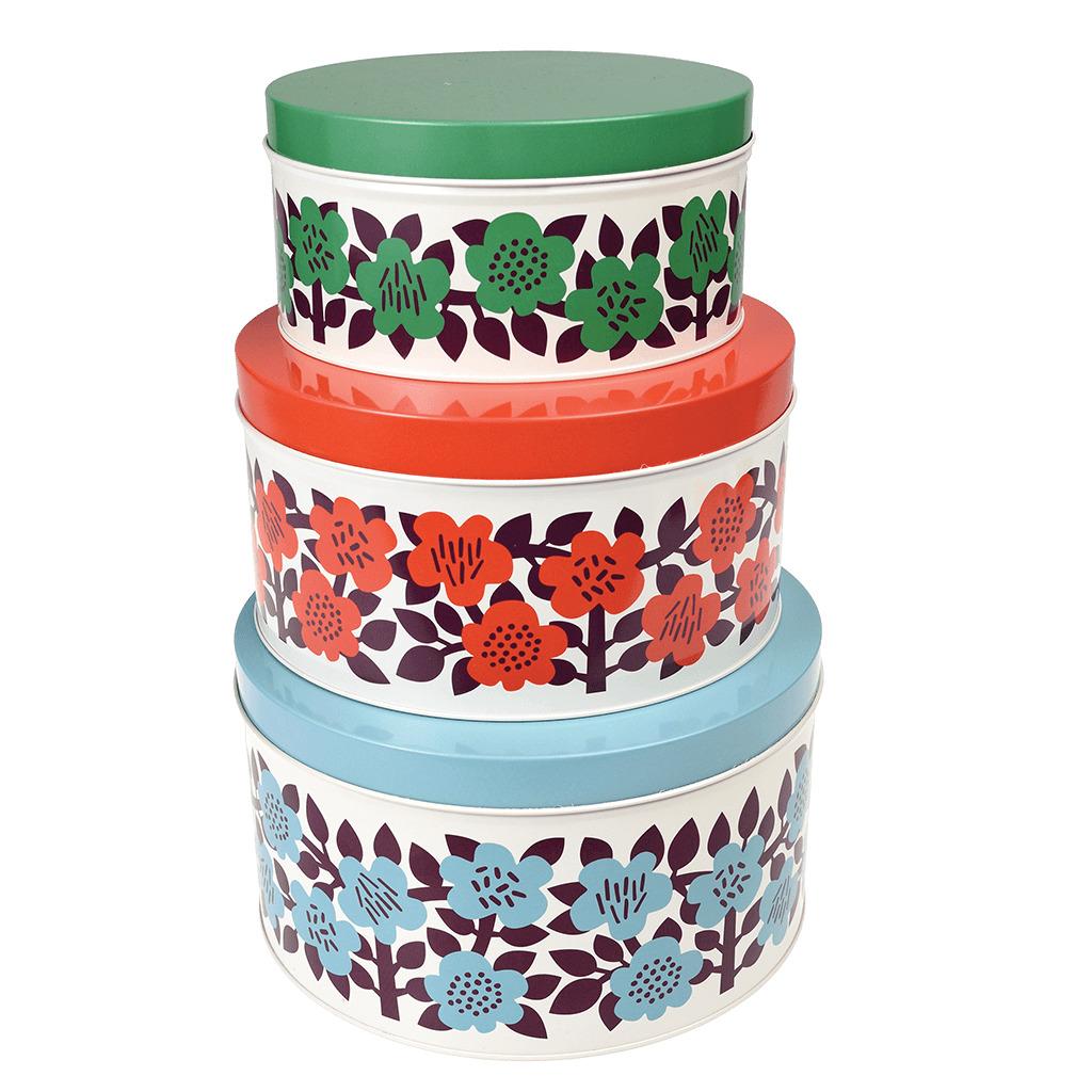 5027455428888 - Runde Schachteln Astrid Flower (x3)