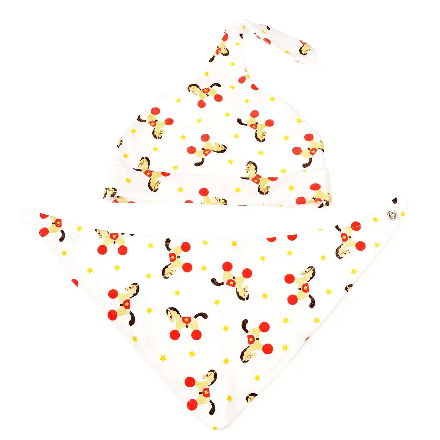 5027455431468 - Mütze und Lätzchen aus Bio-Baumwolle Baby Charlie The Horse