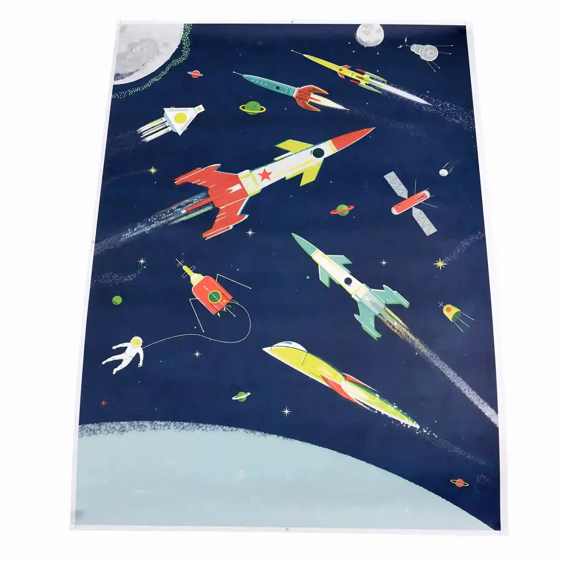 5027455432700 - Phosphoreszierendes Poster Space Age