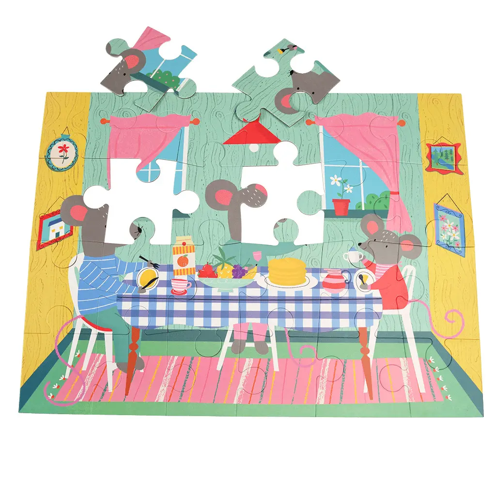 5027455434483 - Riesen-Bodenpuzzle Mouse In A House