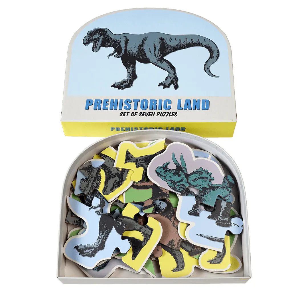 5027455435374 - Set aus sieben Puzzles Prehistoric Land