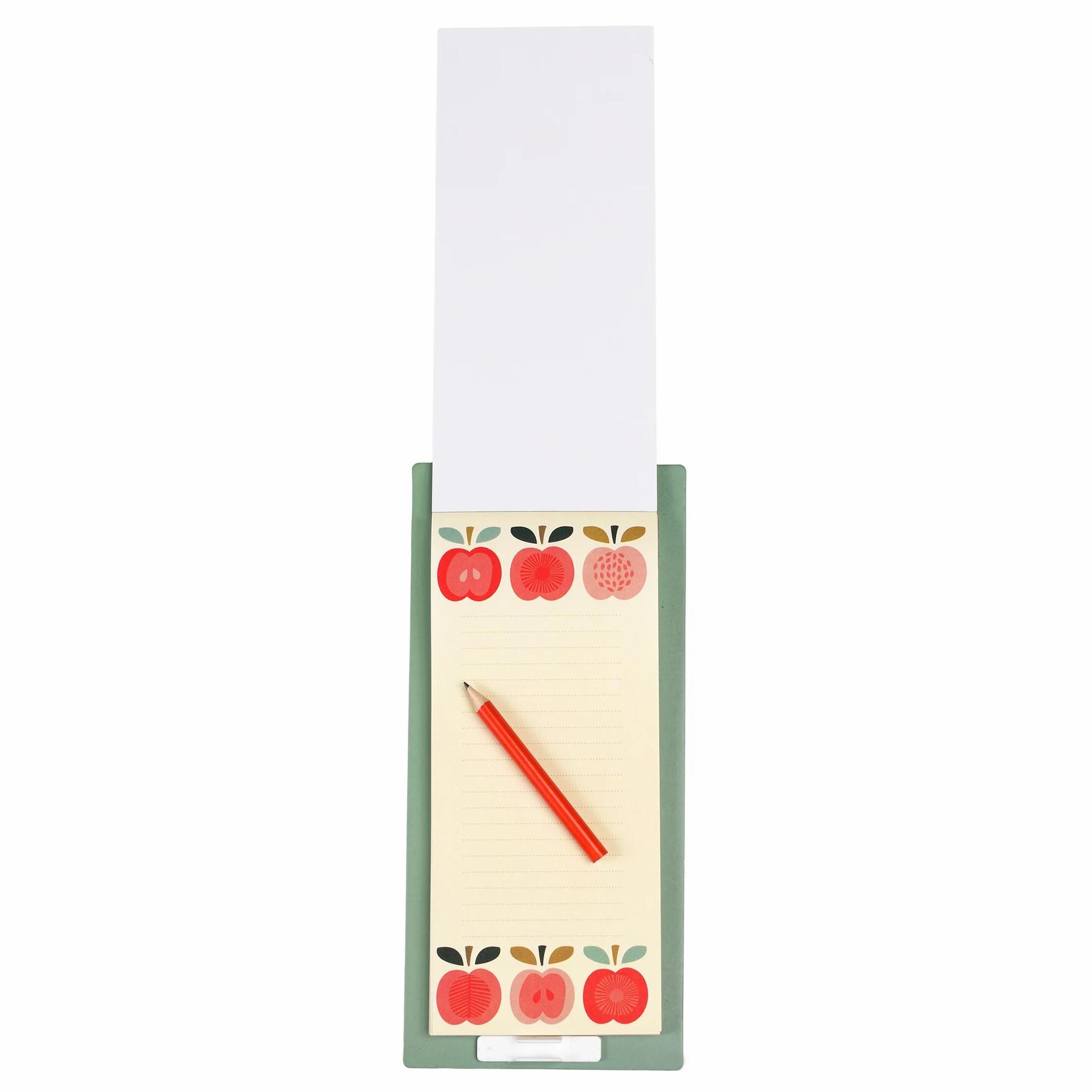 5027455436203 - Magnetischer Einkaufslisten-Notizblock Vintage Apple