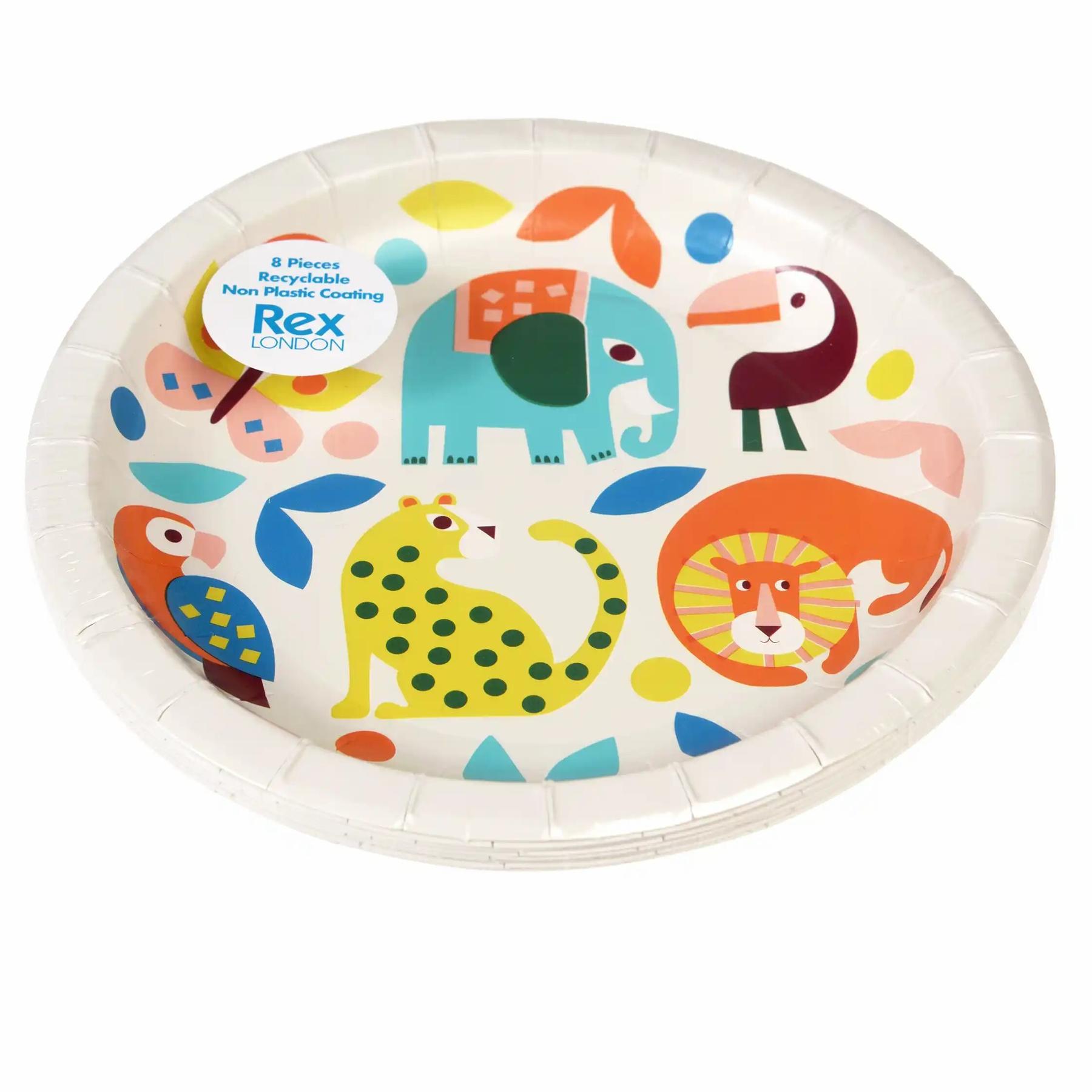 5027455436616 - Papierteller Wild Wonders (x8)