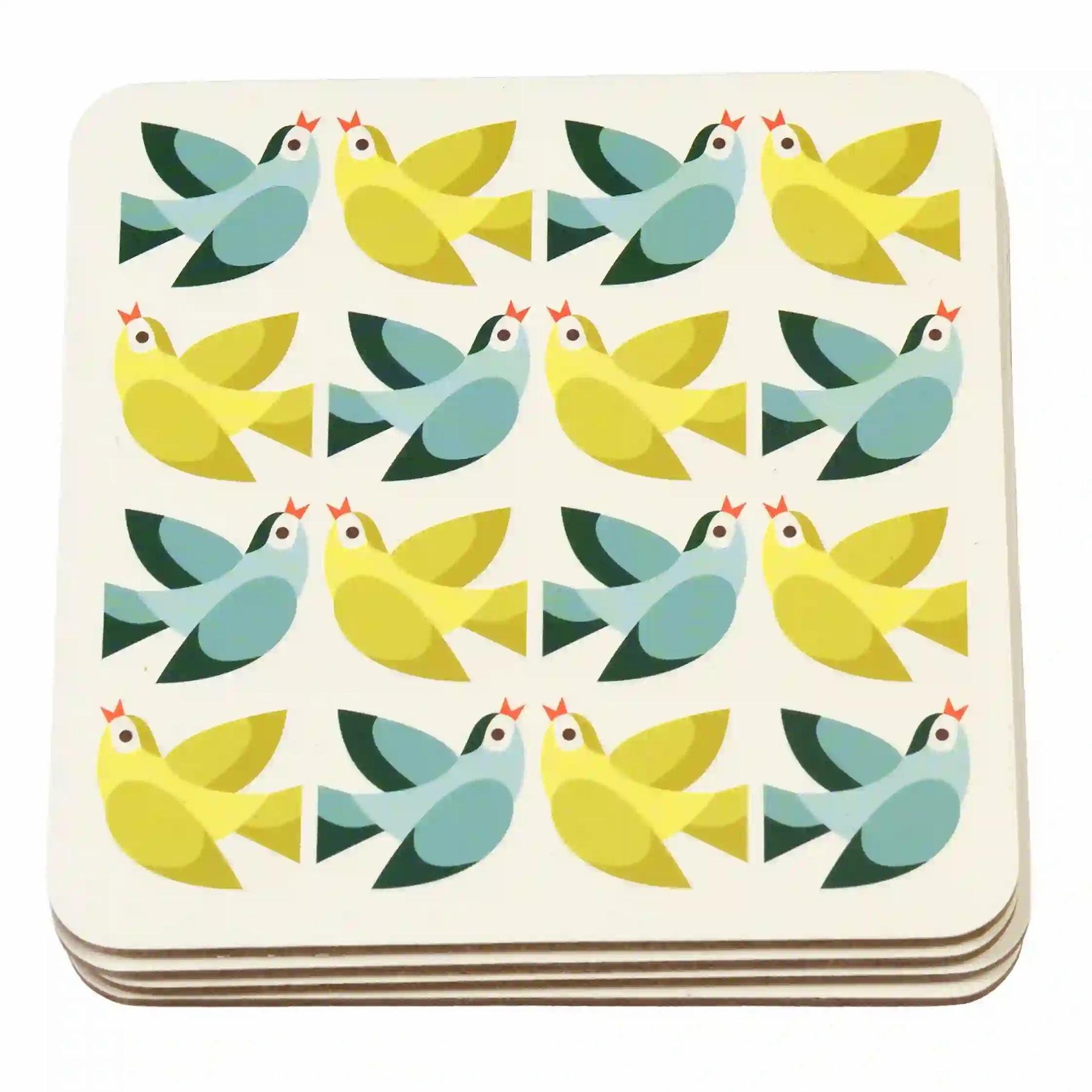 5027455437804 - Untersetzer Love Birds (x4)