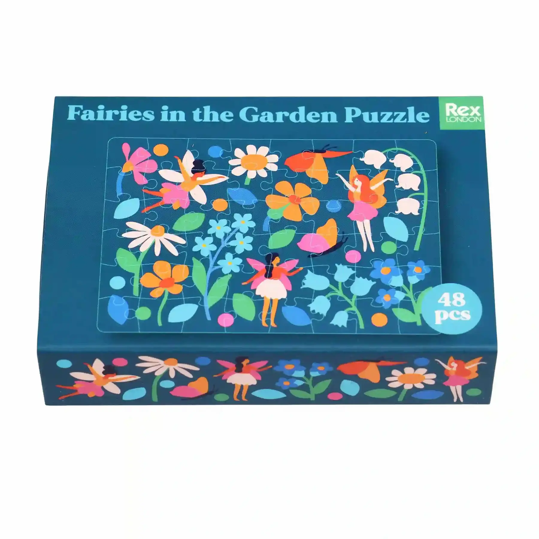 5027455437859 - 48-teiliges Puzzle Streichholzschachtel Fairies In The Garden