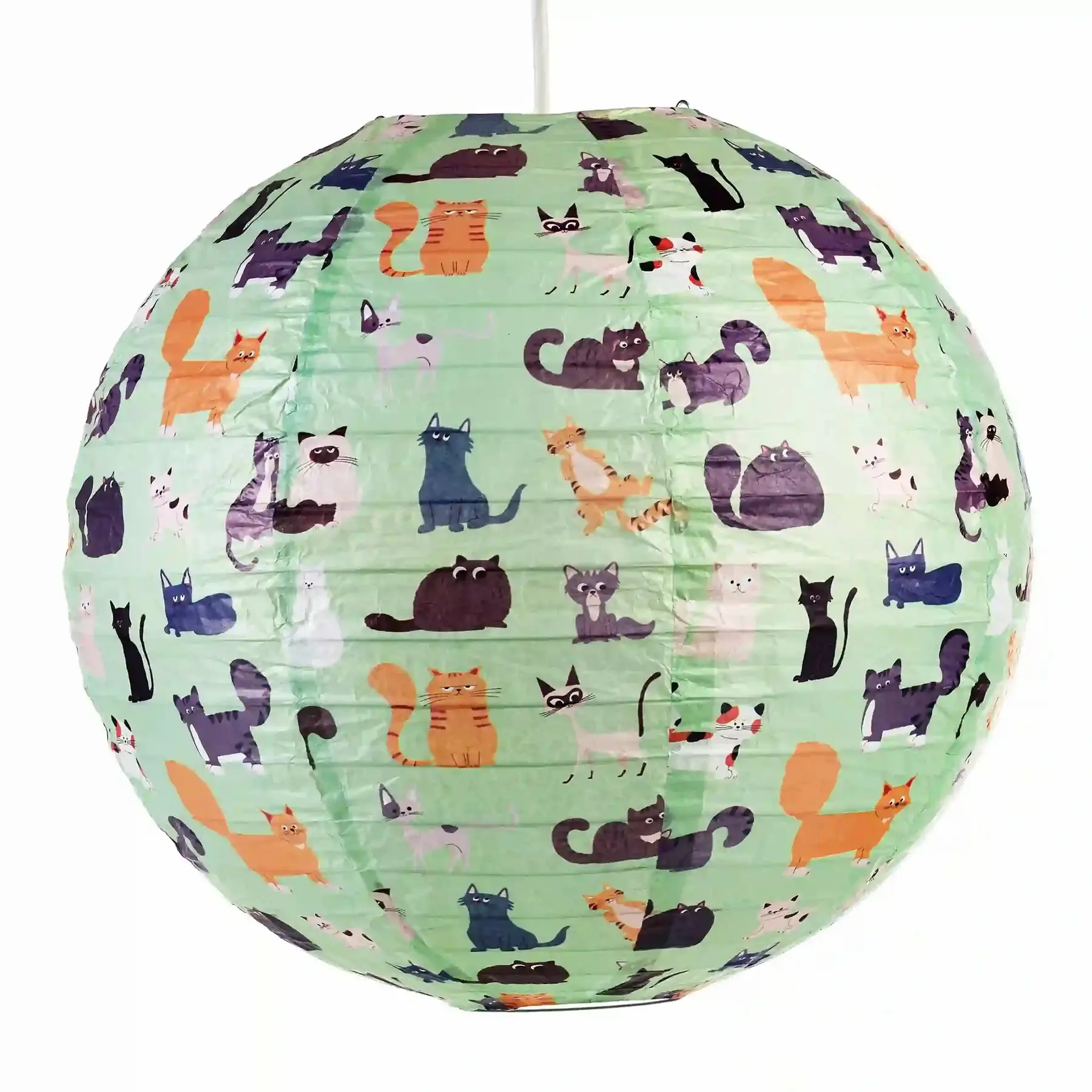 5027455437873 - Lampenschirm aus Papier Nine Lives