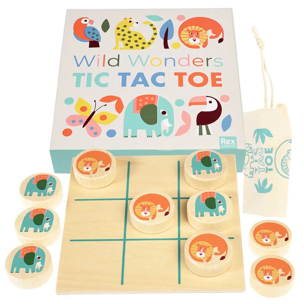 5027455439020 - Tic tac toe aus Holz Wild Wonders