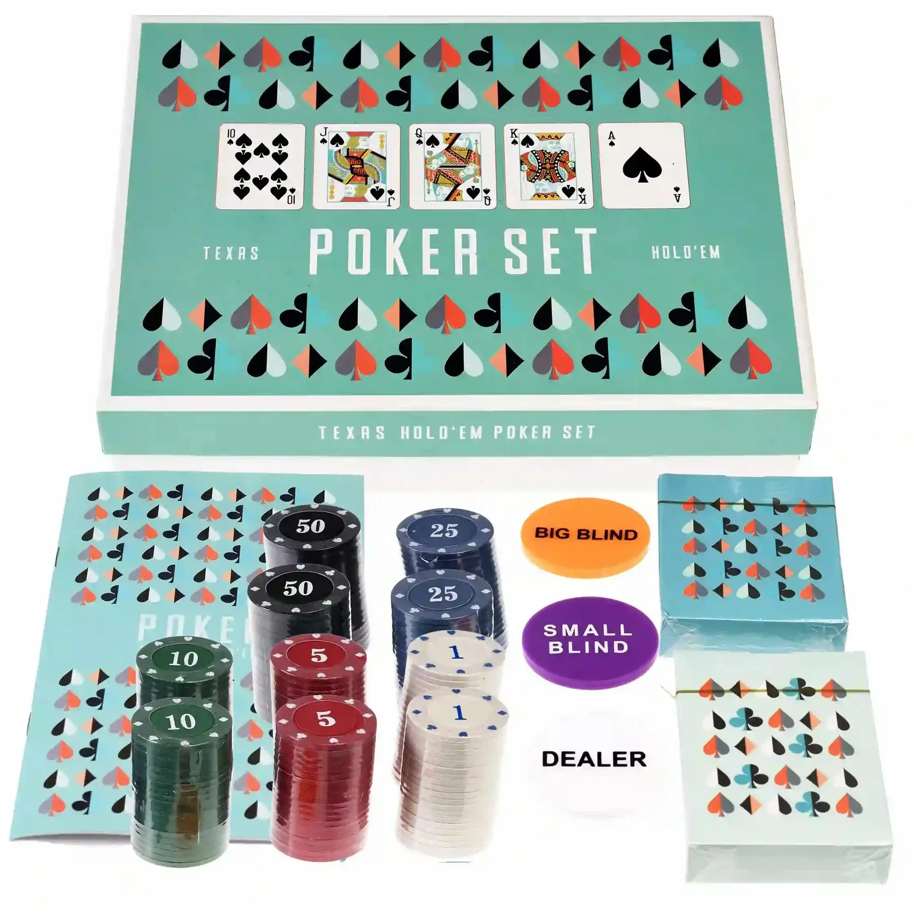 5027455439136 - Pokerset Texas Holdem Rex London