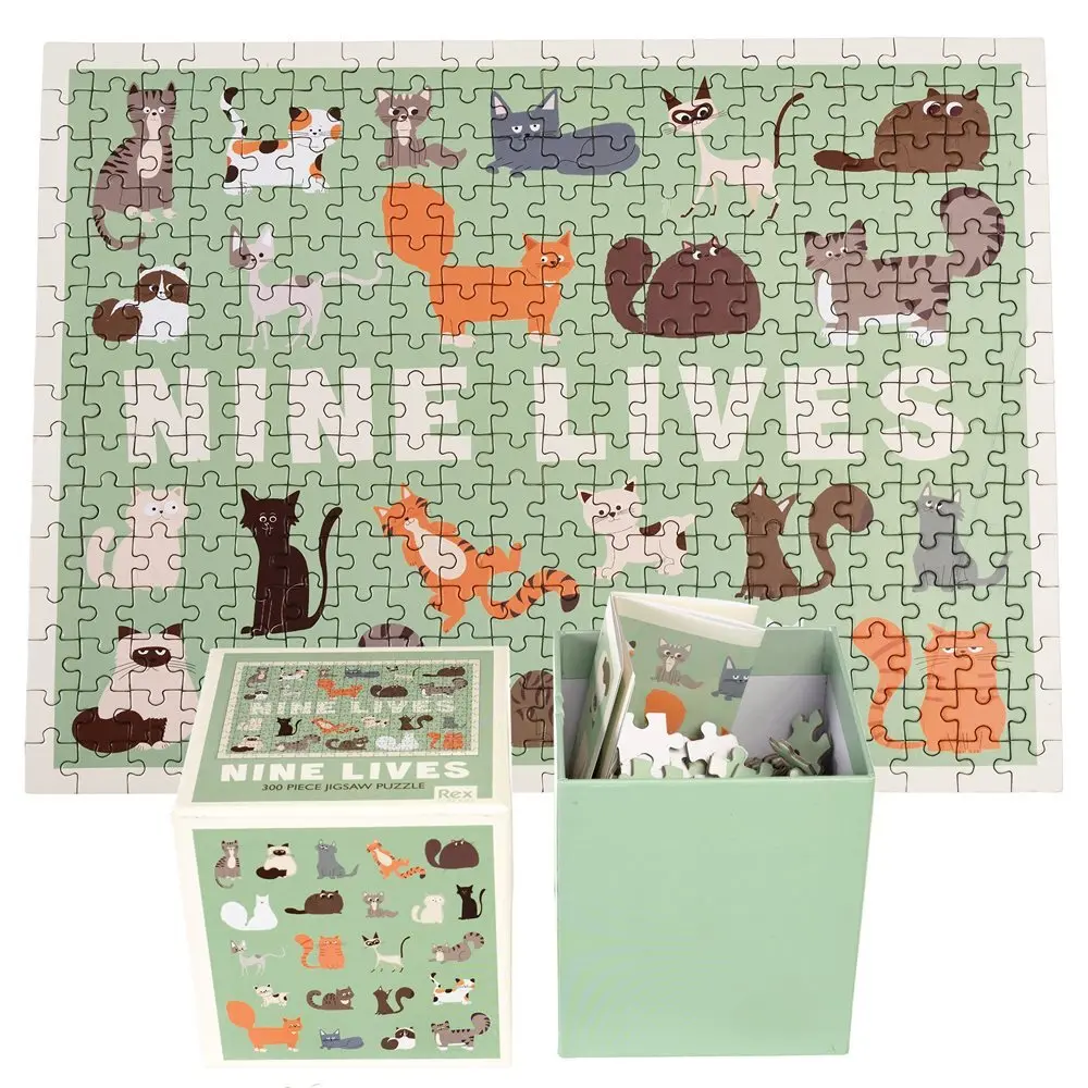 5027455439792 - Puzzle 300 Teile Nine Lives
