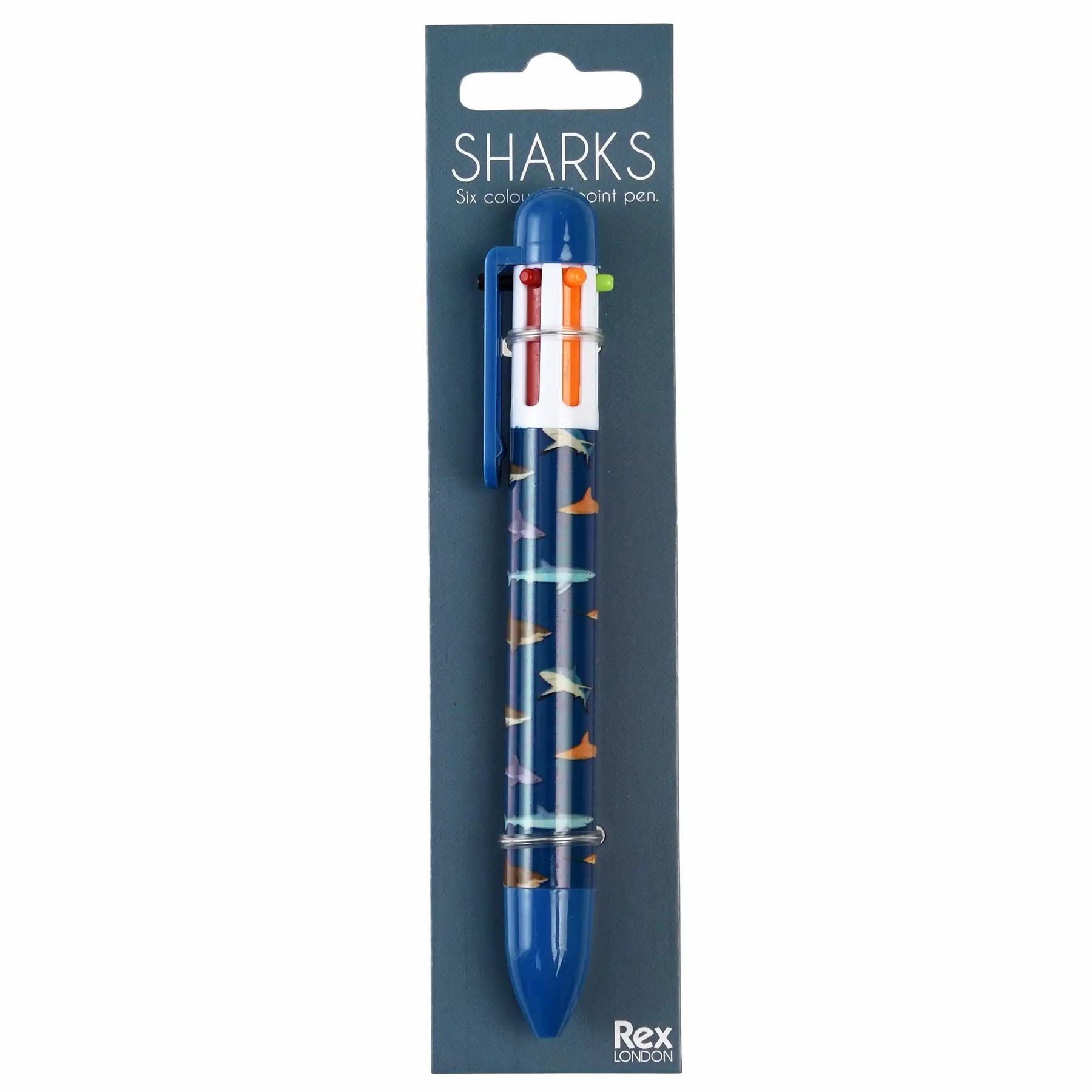 5027455440156 - Sechsfarbiger Stift Sharks