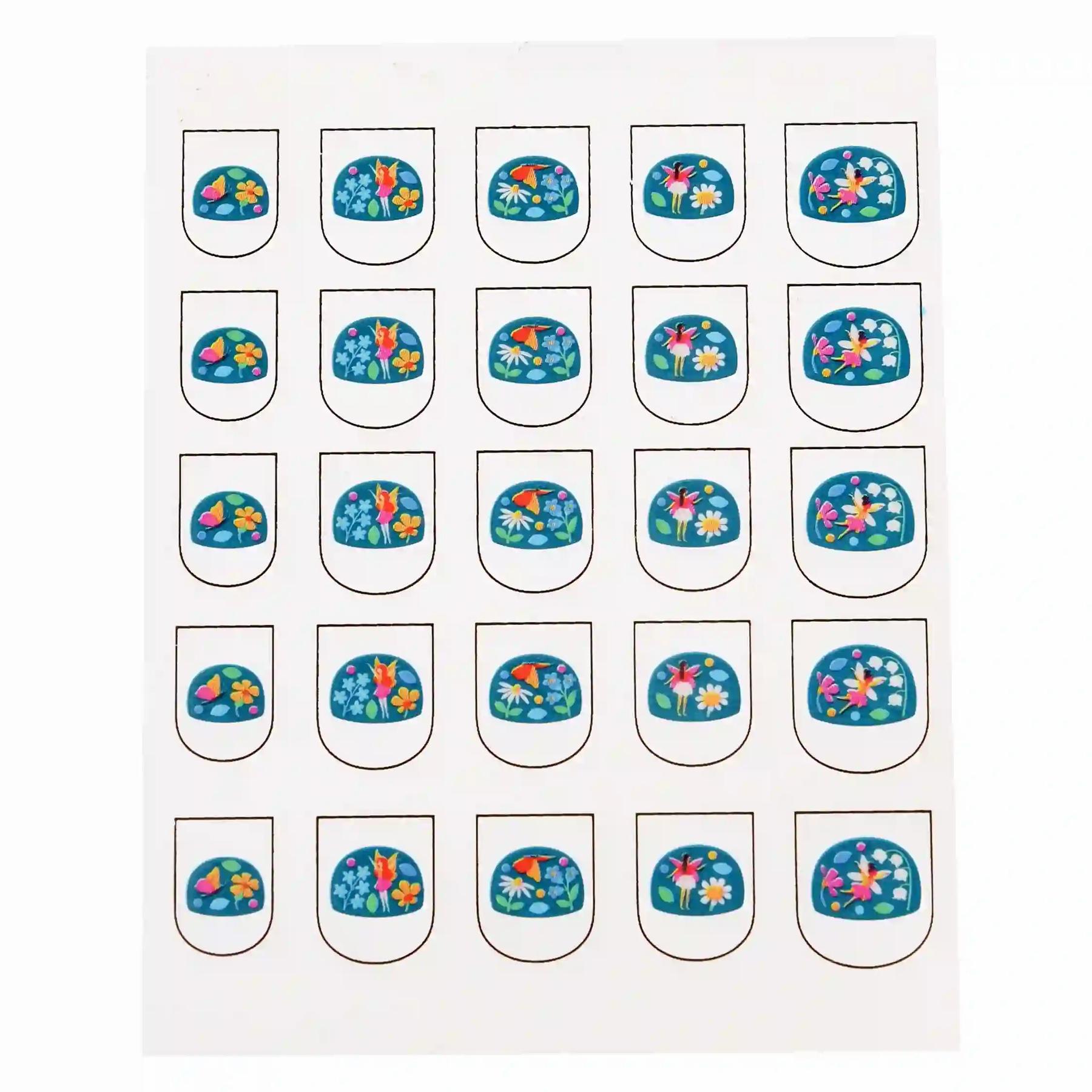 5027455440248 - Nagelsticker Fairies In The Garden (x25)