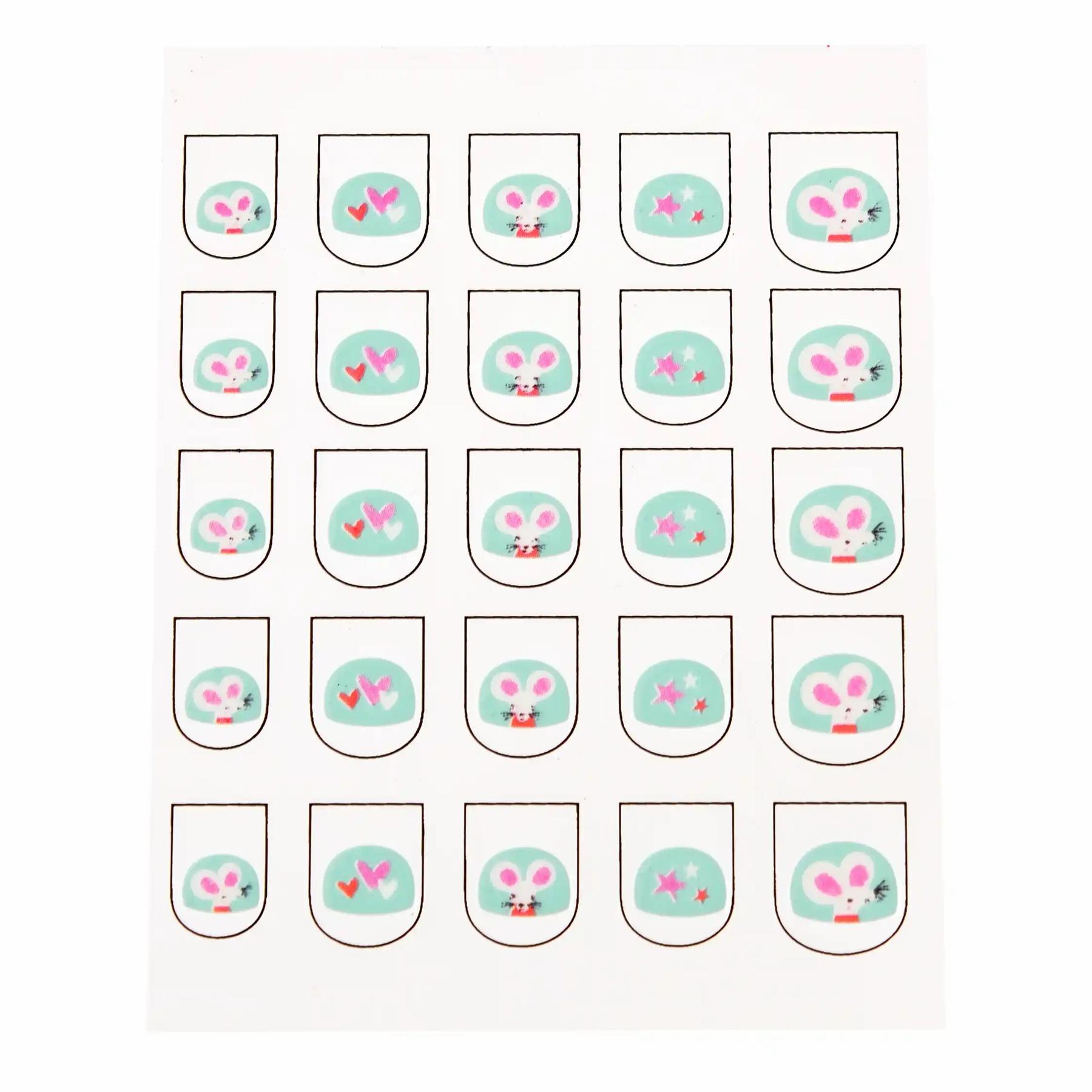 5027455440255 - Nagelsticker Mimi Et Milo (x25)