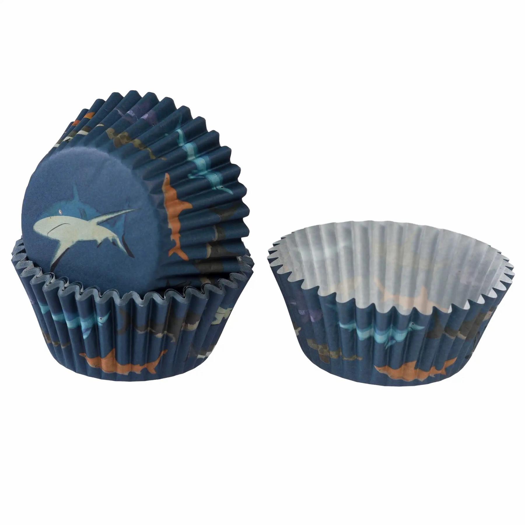 5027455440514 - Cupcake-Form Sharks (x50)