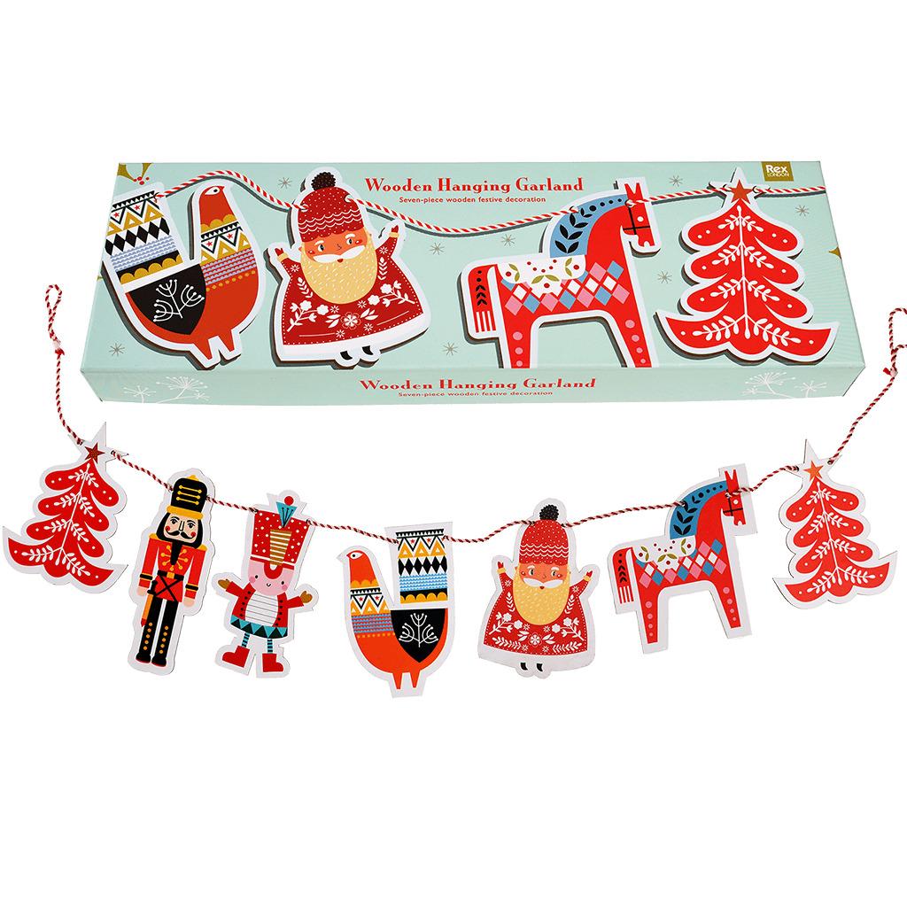 5027455441504 - Weihnachtsgirlande Rex London