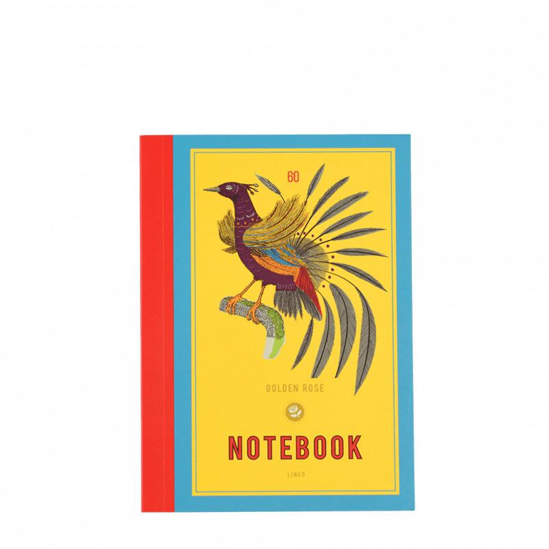 5027455442280 - Notizblock liniert a6 Golden Rose Syrup