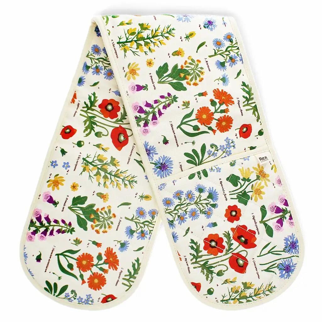 5027455444413 - Küchenaccessoire Doppelter Handschuh Wild Flowers