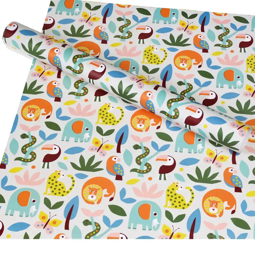 5027455445182 - Geschenkpapier Blätter Wild Wonders Rex London
