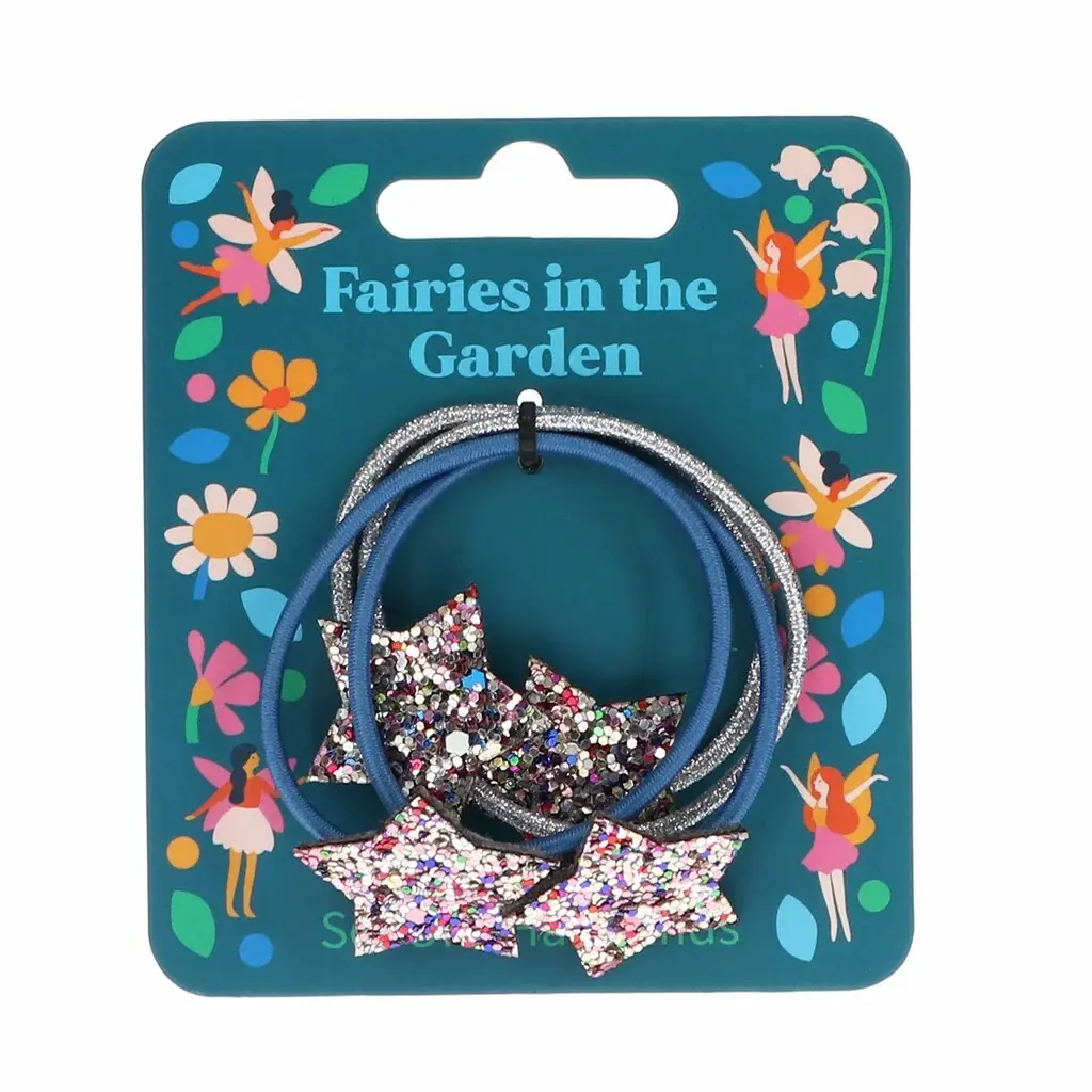 5027455445489 - Haargummi Glitzersterne Fairies in the Garden (x4)