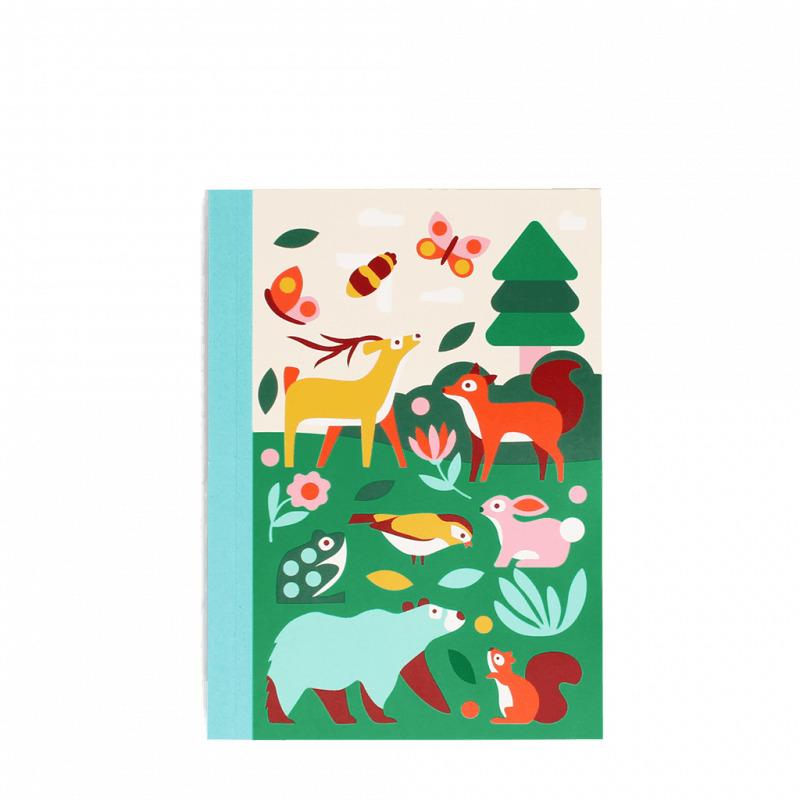 5027455447216 - Notizblock a6 Woodland