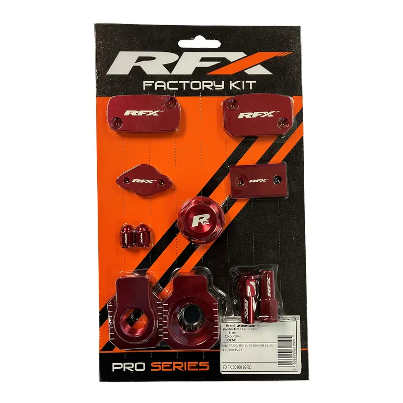 Visserie Motorrad anodisiert RFX Factory BETA RR 250 2T ENDURO