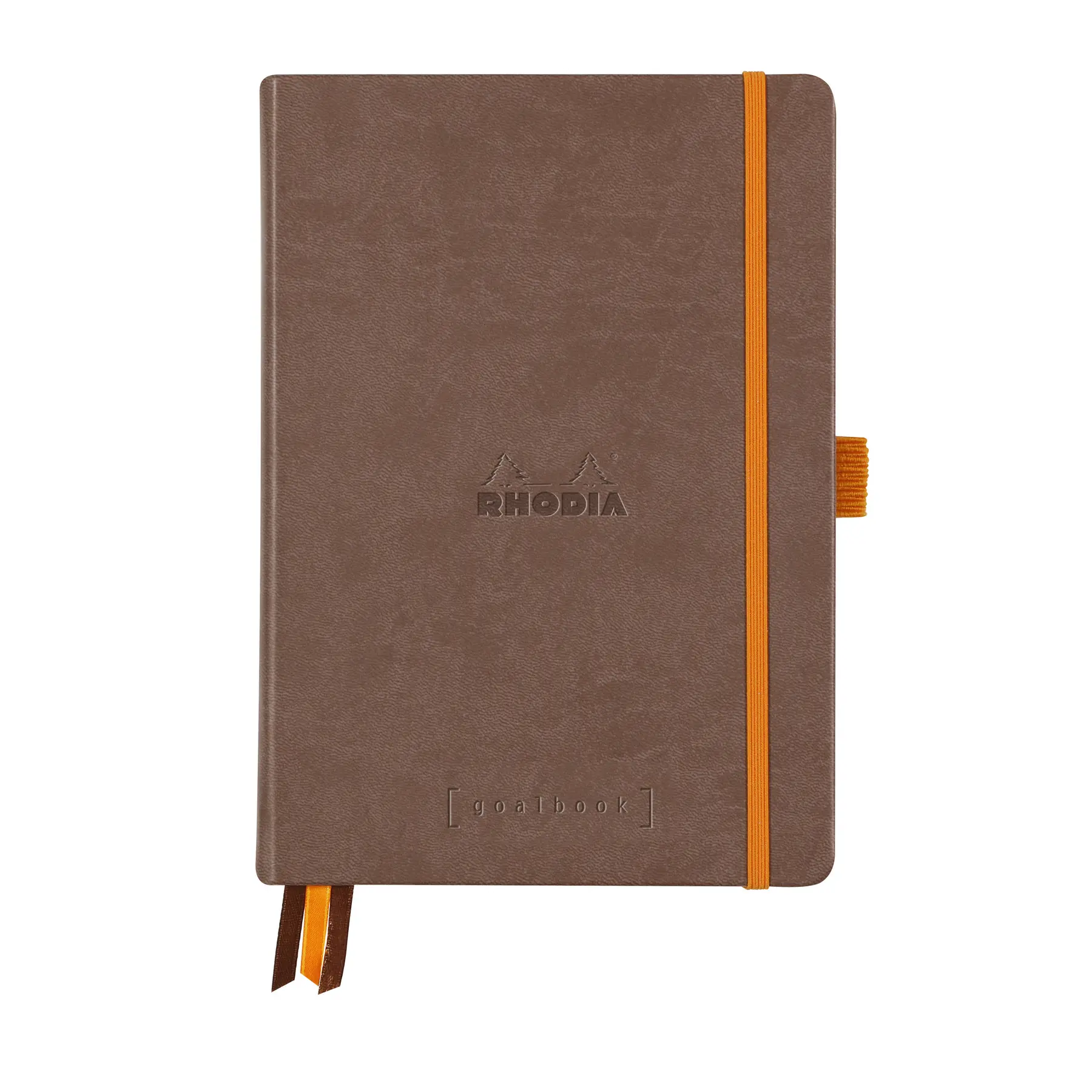 Gebundenes Notizbuch mit 240 Seiten aus hochwertigem Elfenbeinpapier Rhodia goalbook Creation