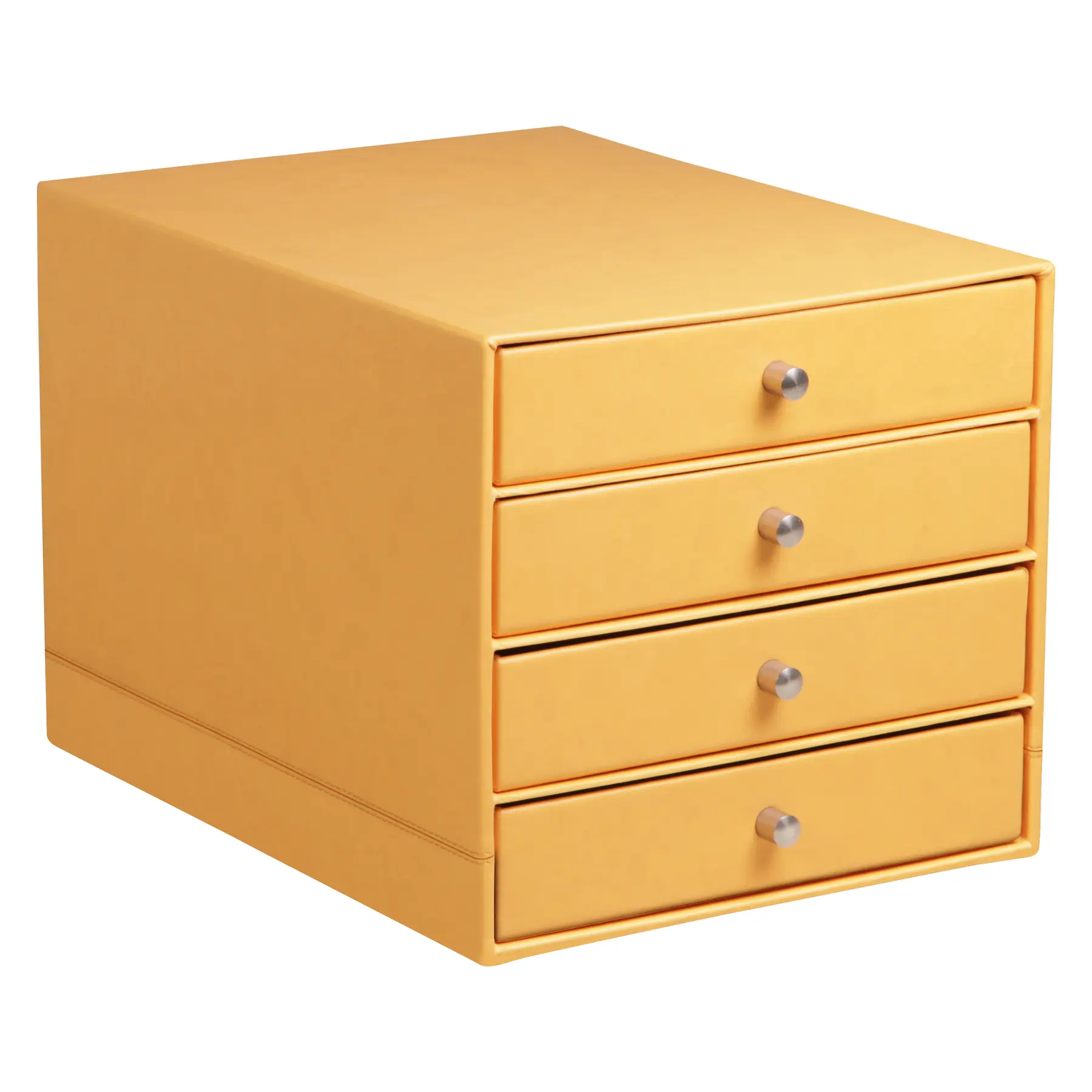 Aufbewahrungsbox mit 4 Schubladen aus italienischem Kunstleder Rhodia Rhodia