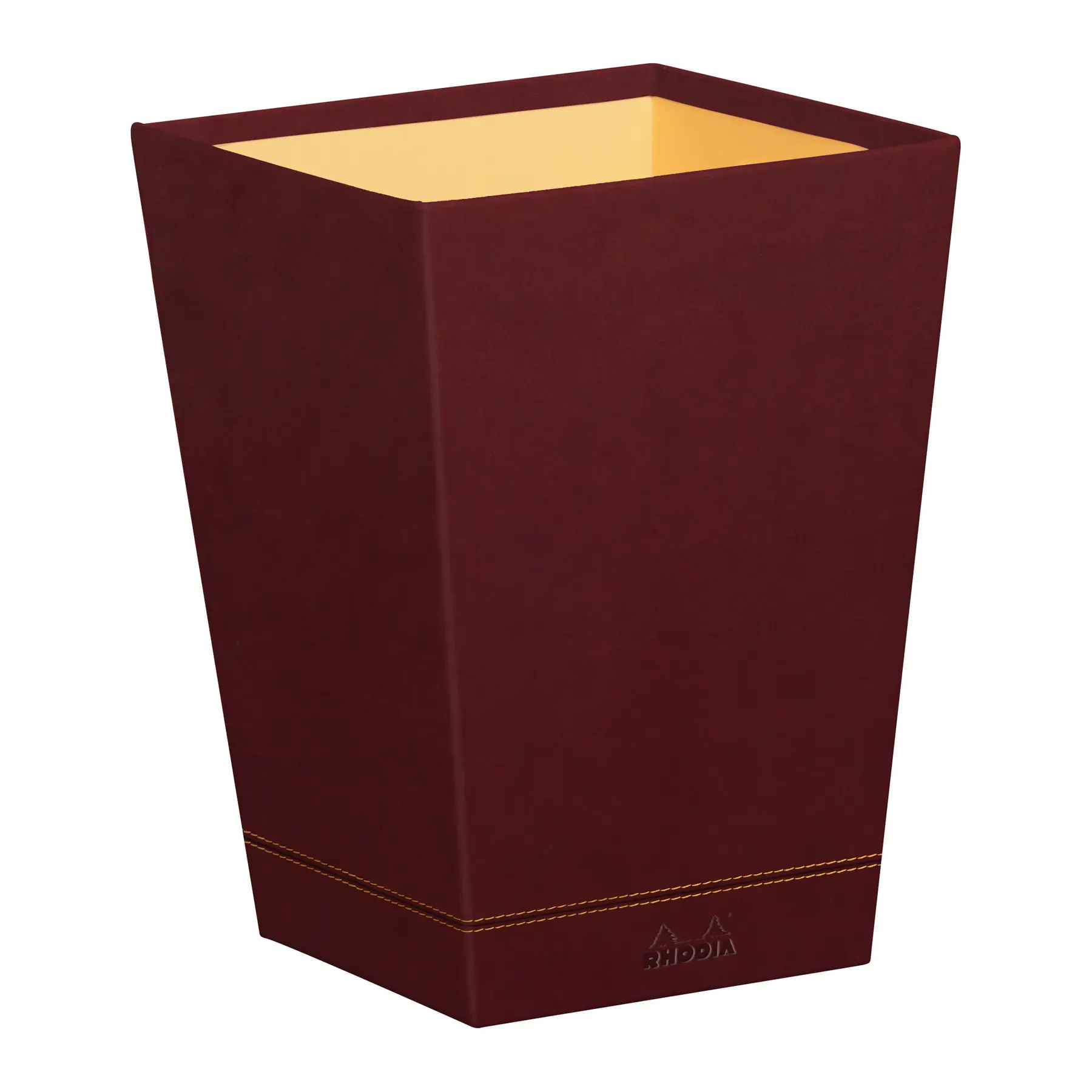 Papierkorb aus italienischem Kunstleder Rhodia Rhodiarama