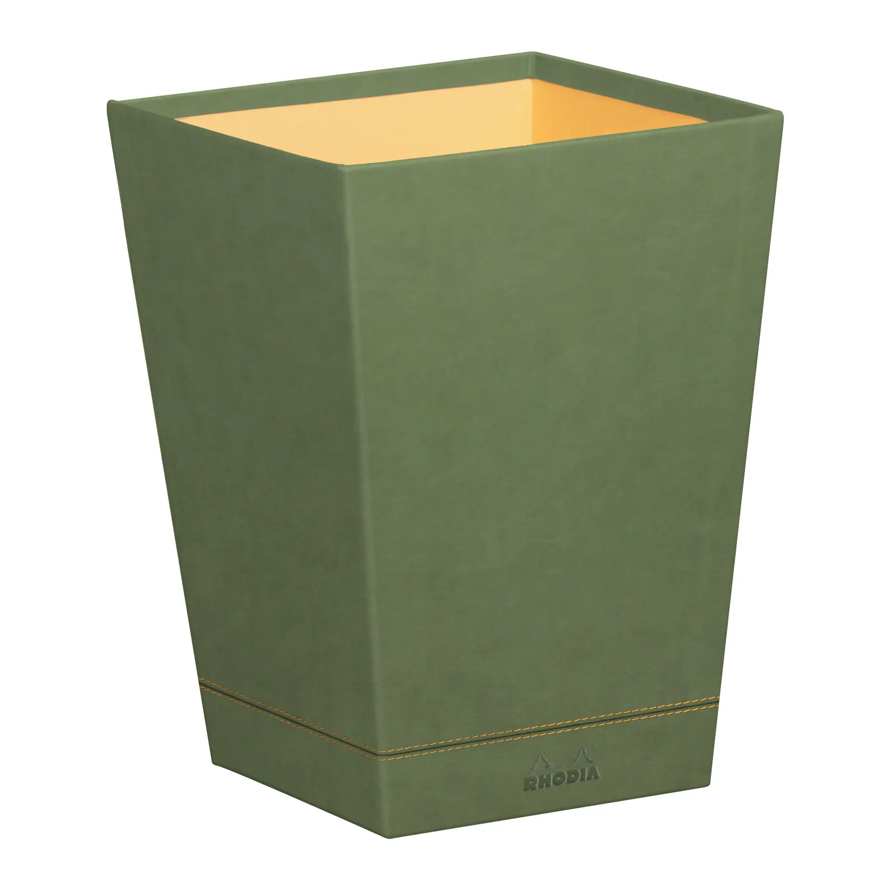 Papierkorb aus italienischem Kunstleder Rhodia Rhodiarama