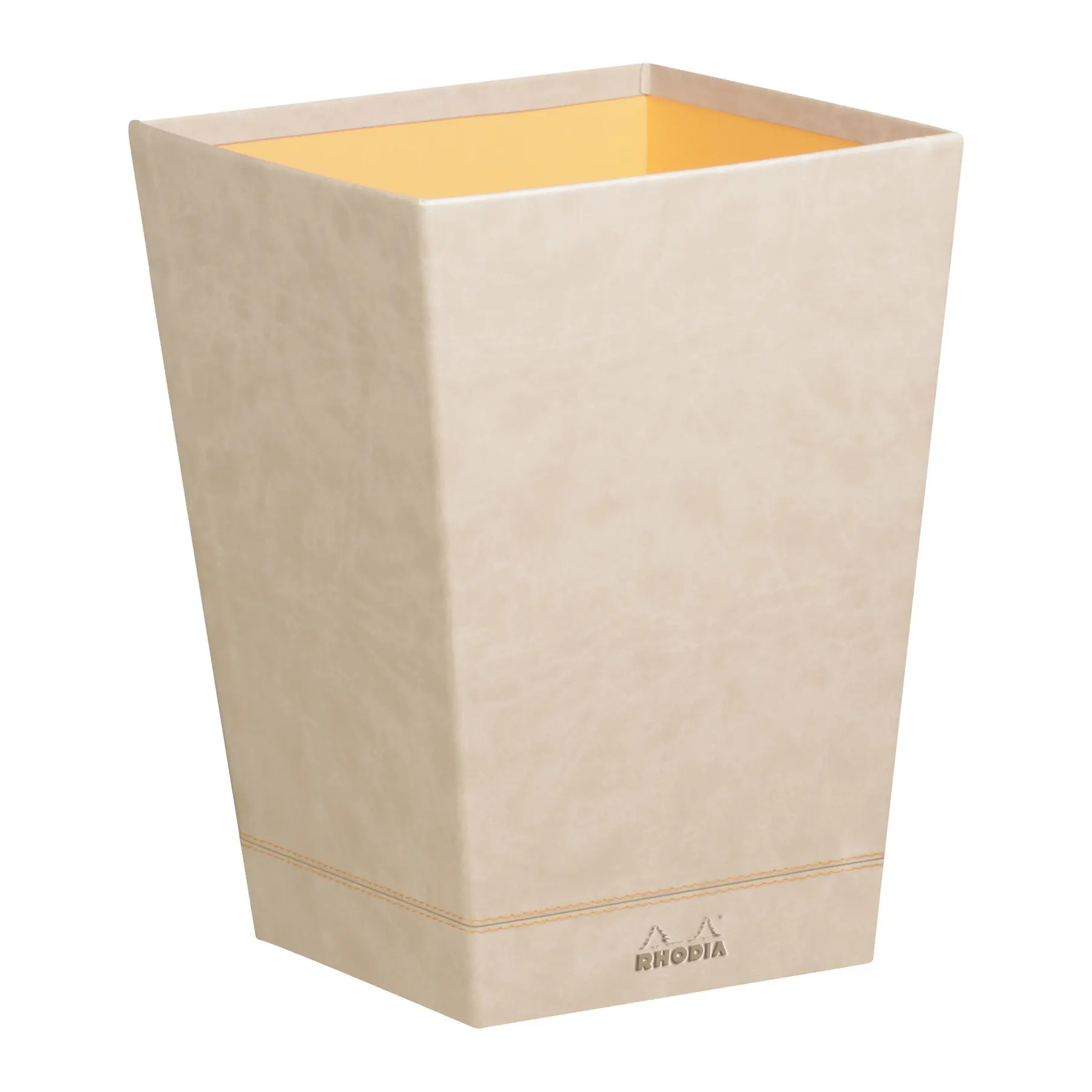 Papierkorb aus italienischem Kunstleder Rhodia Rhodiarama