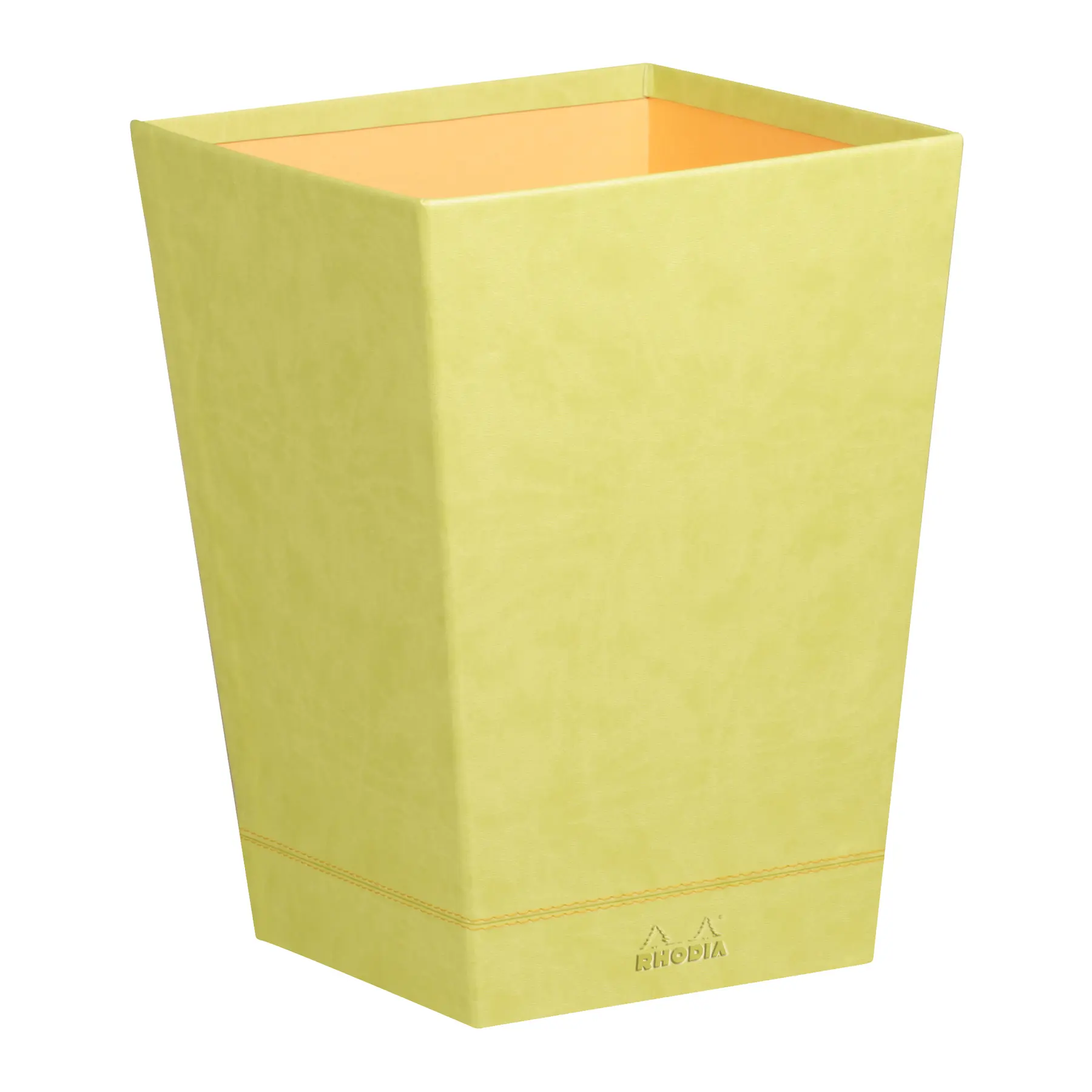 Papierkorb aus italienischem Kunstleder Rhodia Rhodiarama