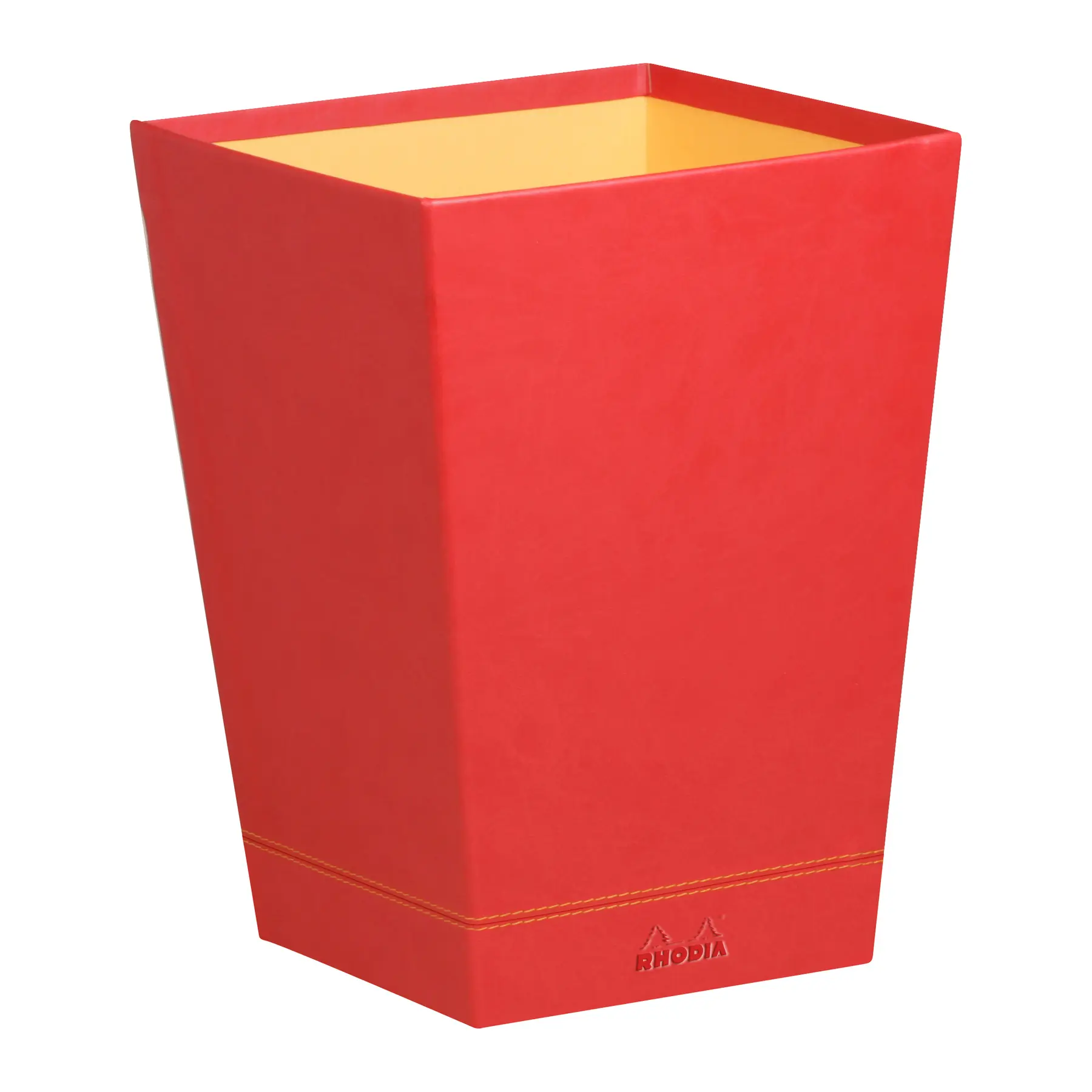Papierkorb aus italienischem Kunstleder Rhodia Rhodiarama