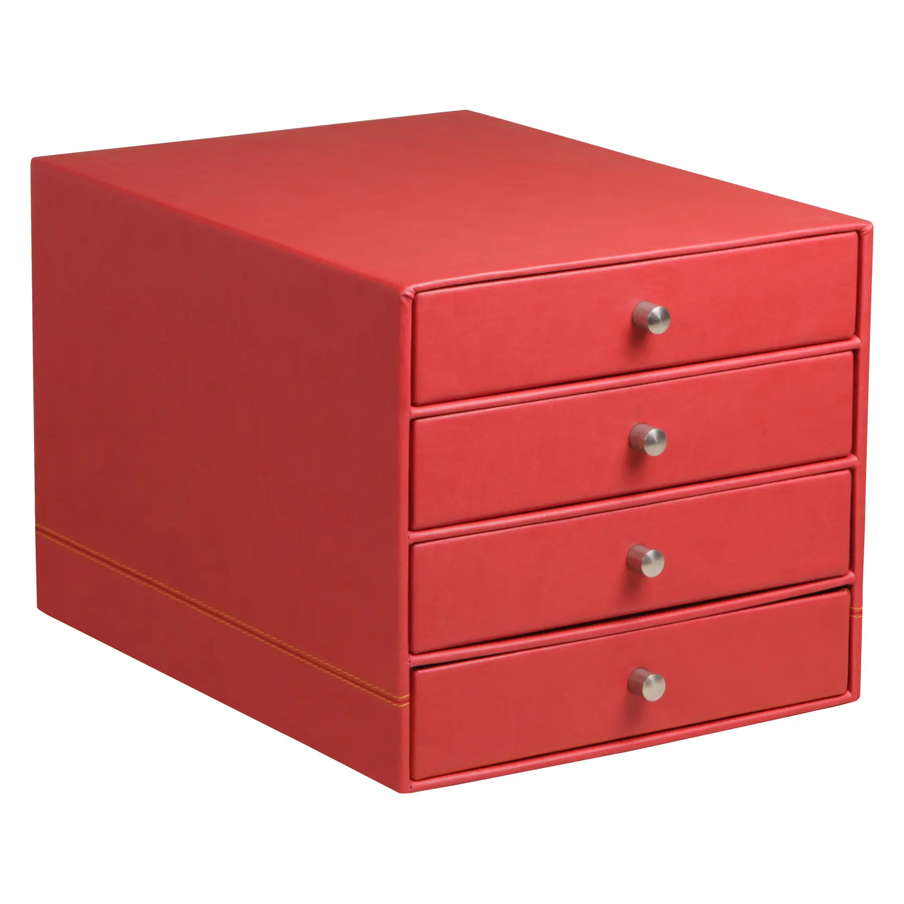 Aufbewahrungsbox mit 4 Schubladen aus italienischem Kunstleder Rhodia Rhodia